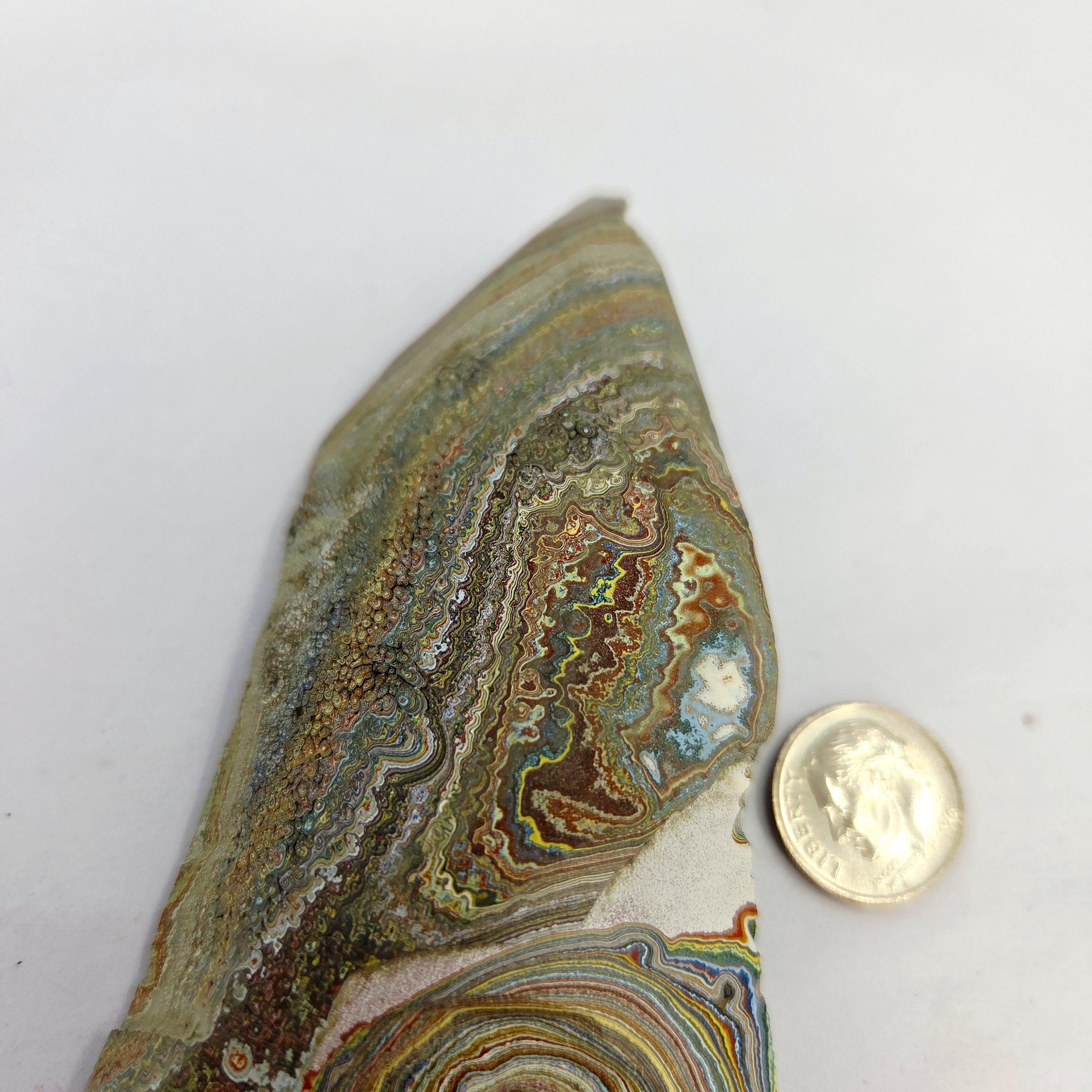 Vintage Pastels #10 / 1950s Fordite Rough, view 2
