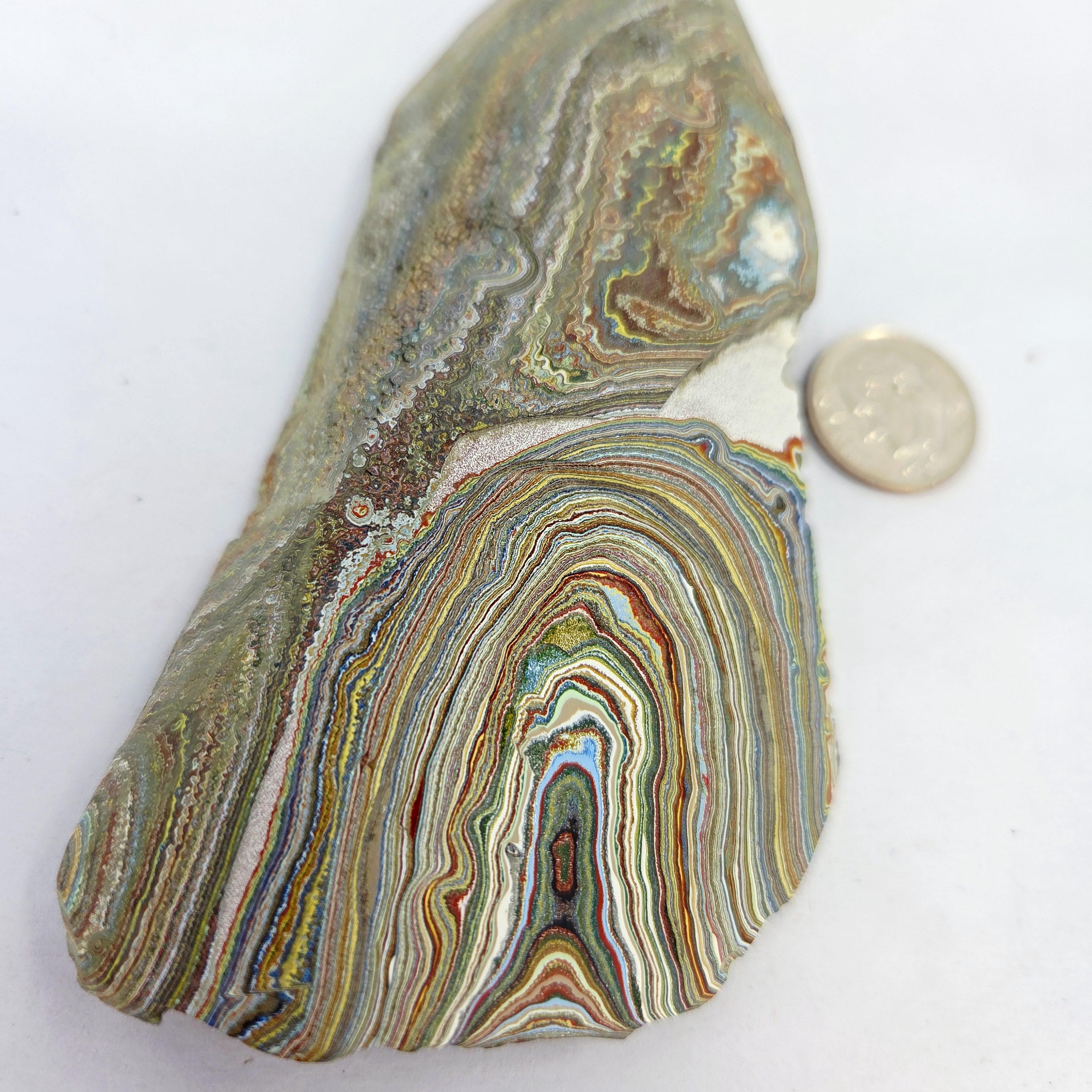 Vintage Pastels #10 / 1950s Fordite Rough, view 4