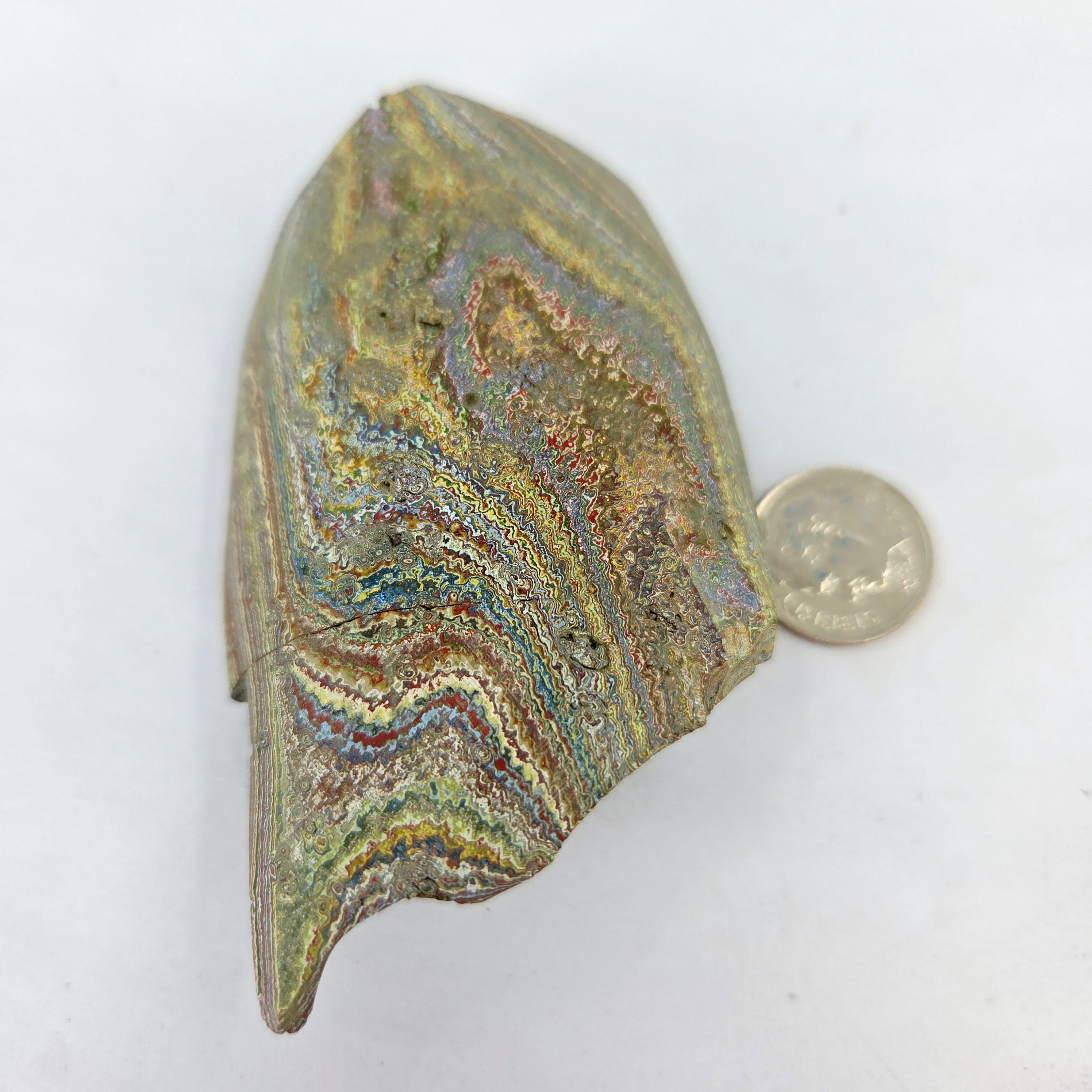 Vintage Pastels #11 / 1950s Fordite Rough, view 2