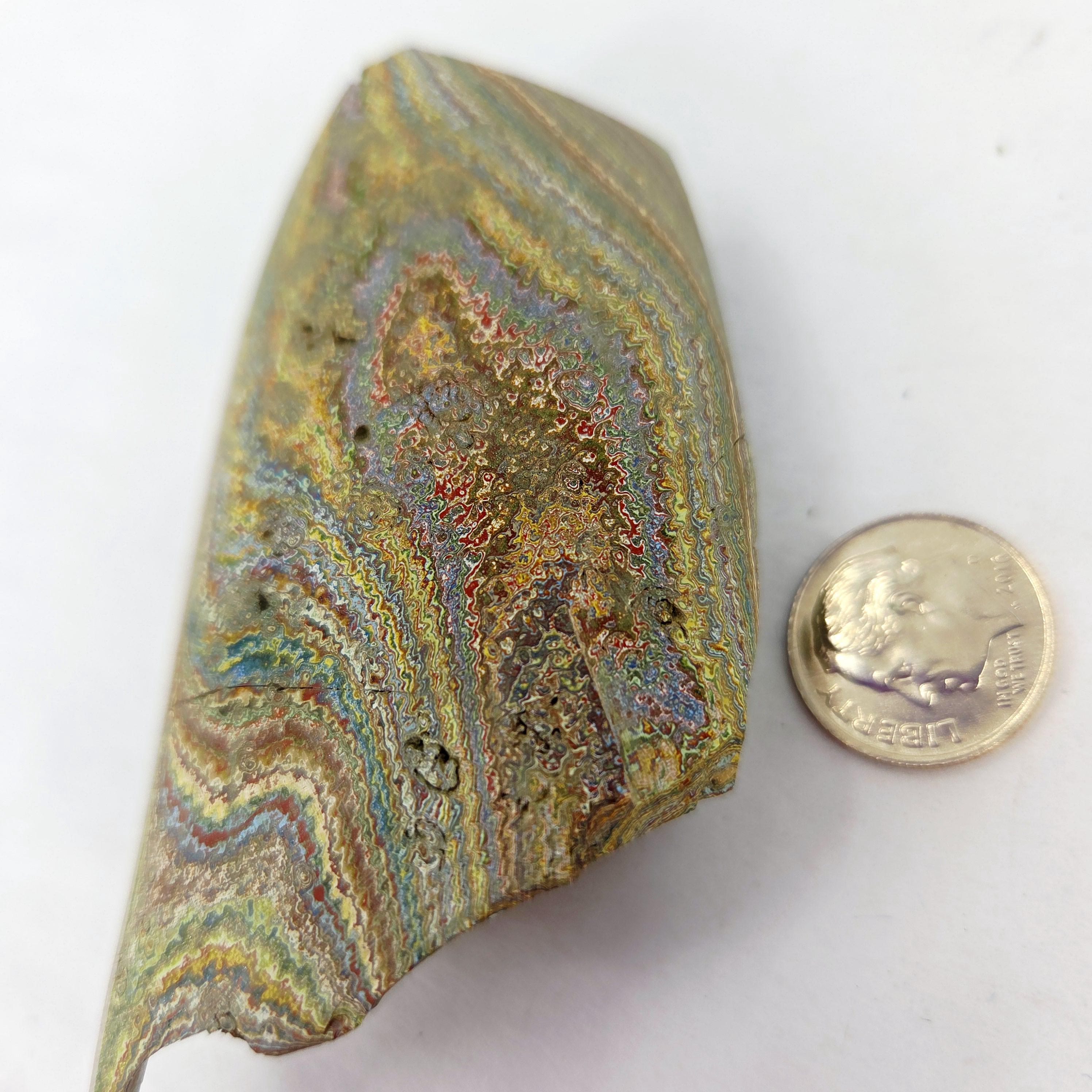 Vintage Pastels #11 / 1950s Fordite Rough, view 4