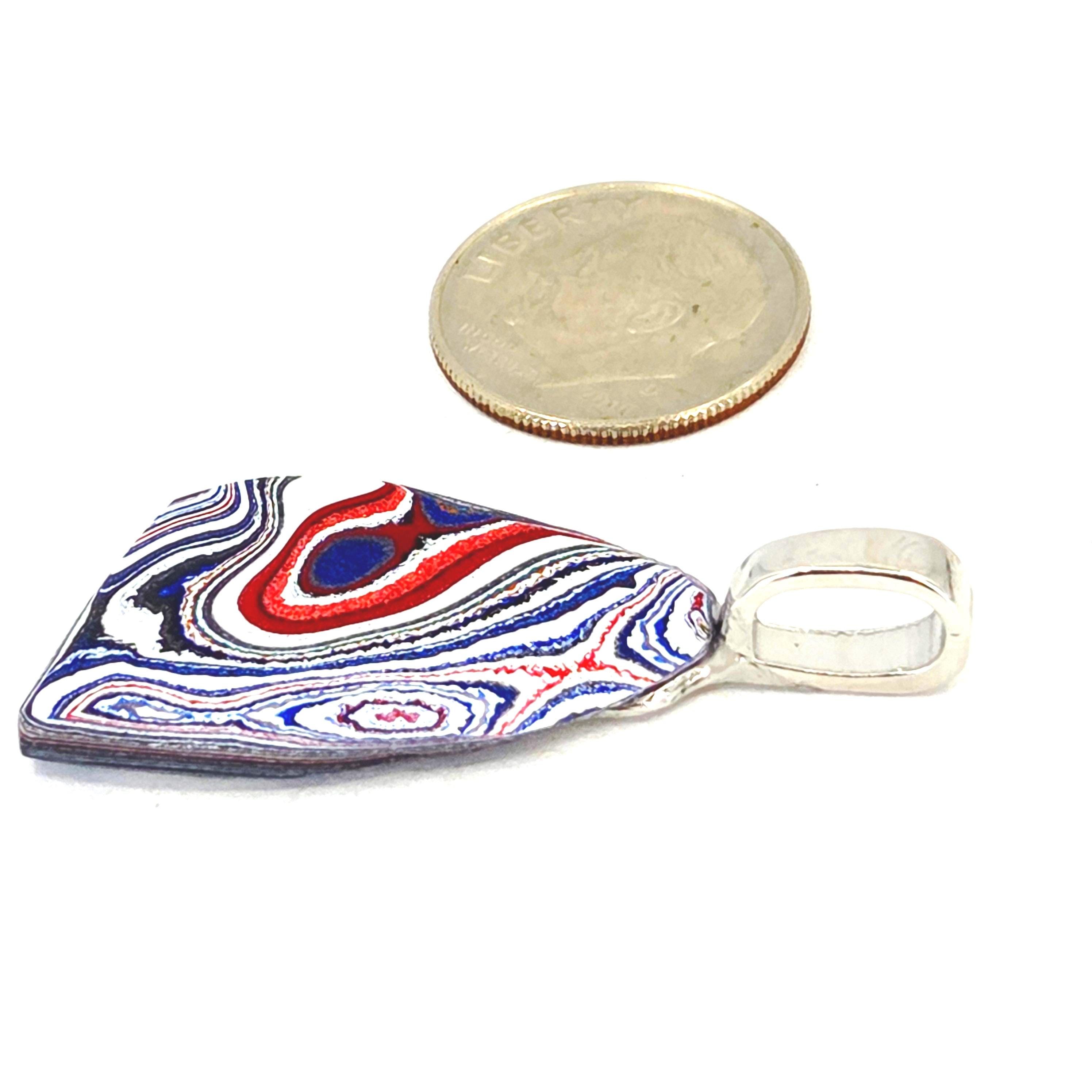 Fordite Pendant "Fun Size", view 3