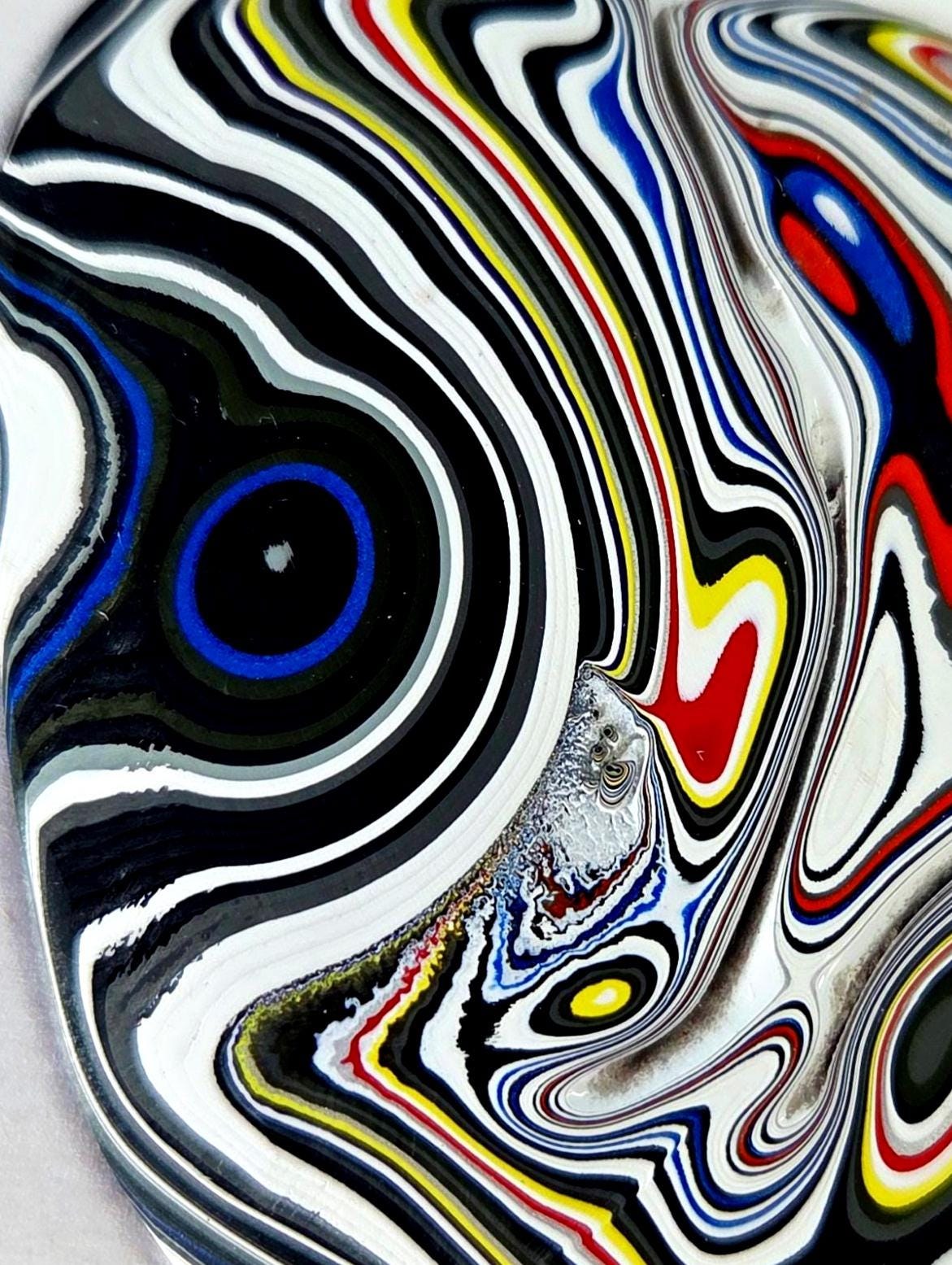 Kenworth Fordite Cabochon, Jewelry Making, view 4