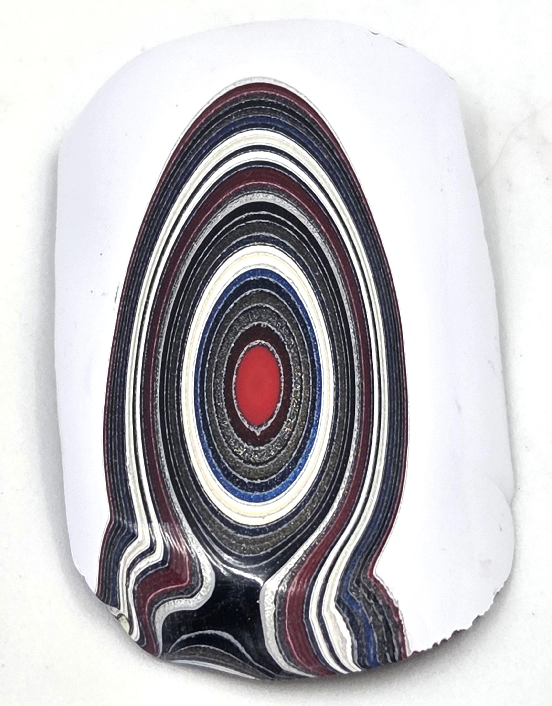 Fordite Bullseye, Collecting, Jewelry Making, Display