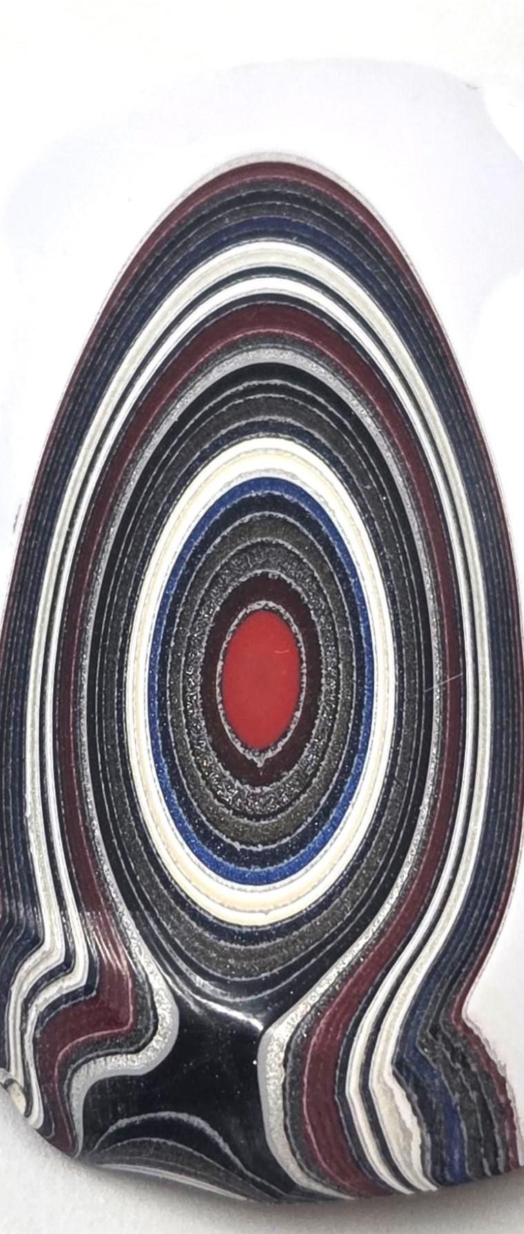 Fordite Bullseye, Collecting, Jewelry Making, Display, view 2