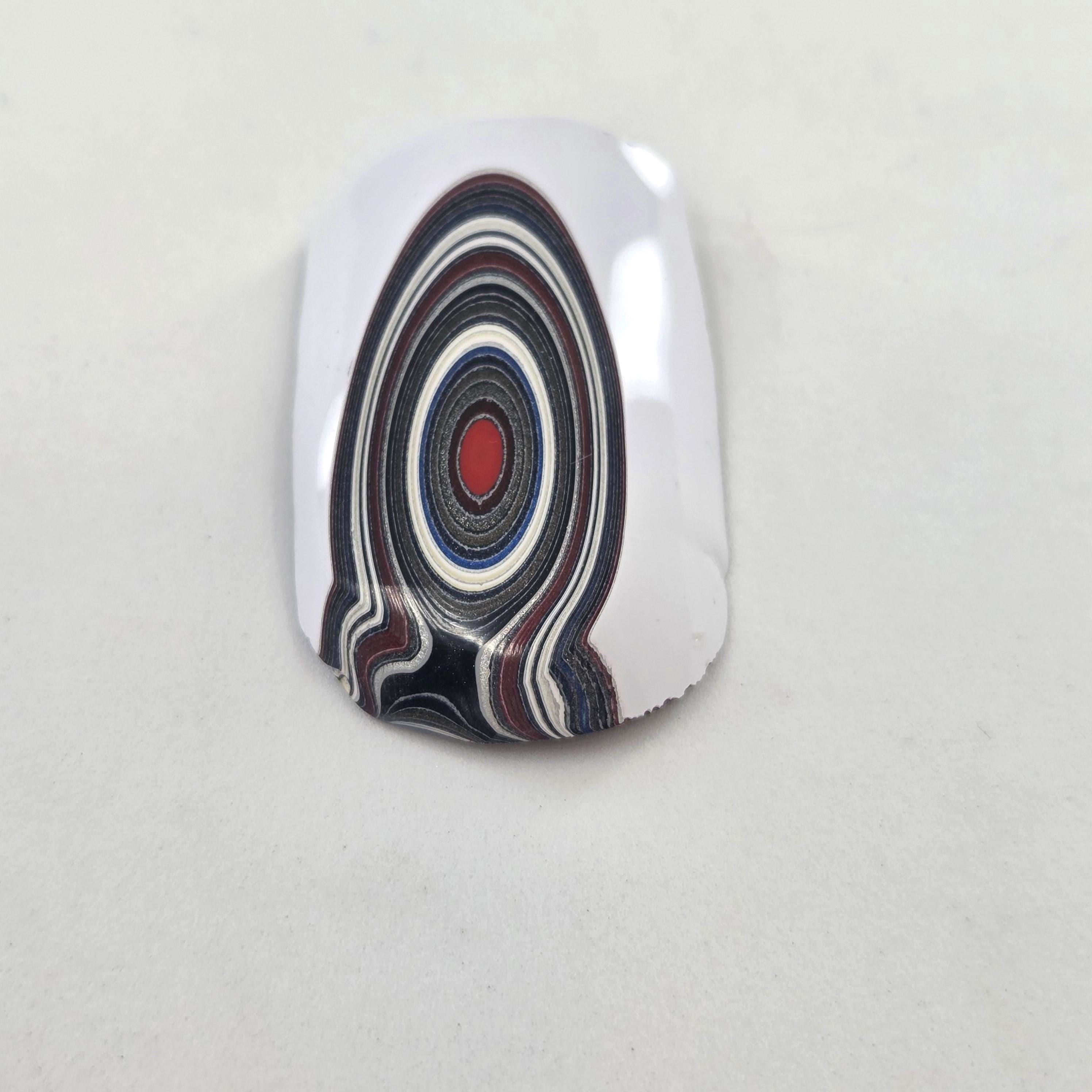 Fordite Bullseye, Collecting, Jewelry Making, Display, view 3