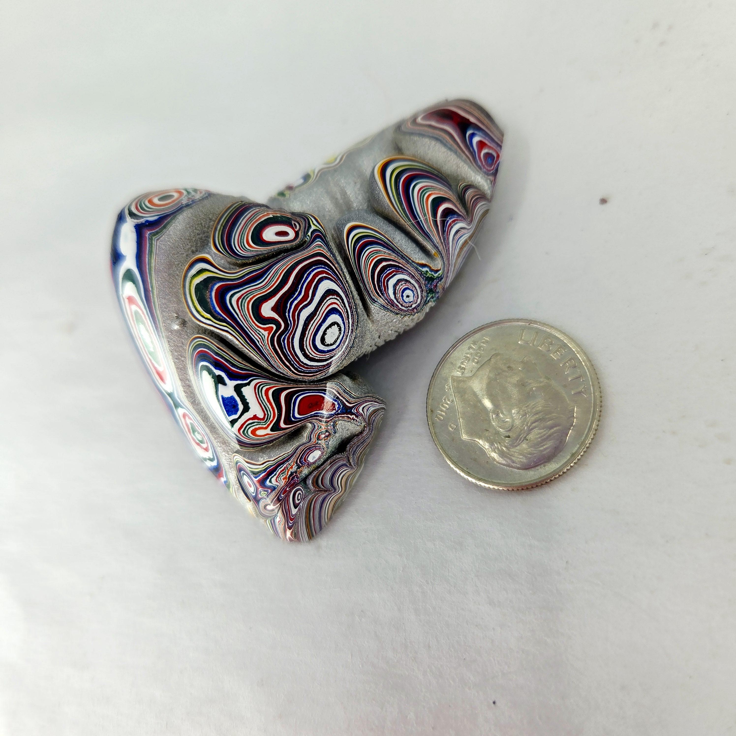 Kenworth Fordite Detroit Agate Bulls Eyes, view 2