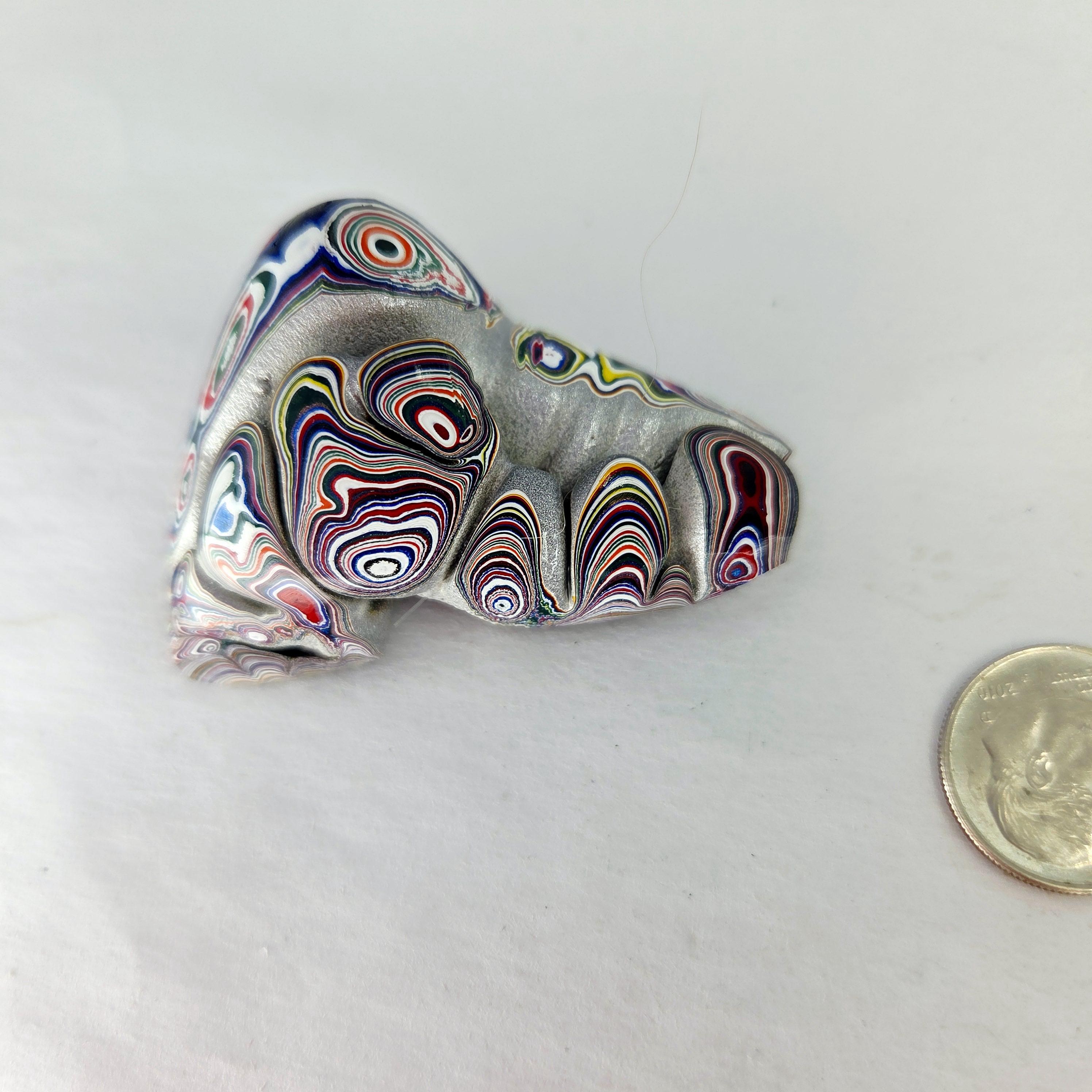 Kenworth Fordite Detroit Agate Bulls Eyes, view 6