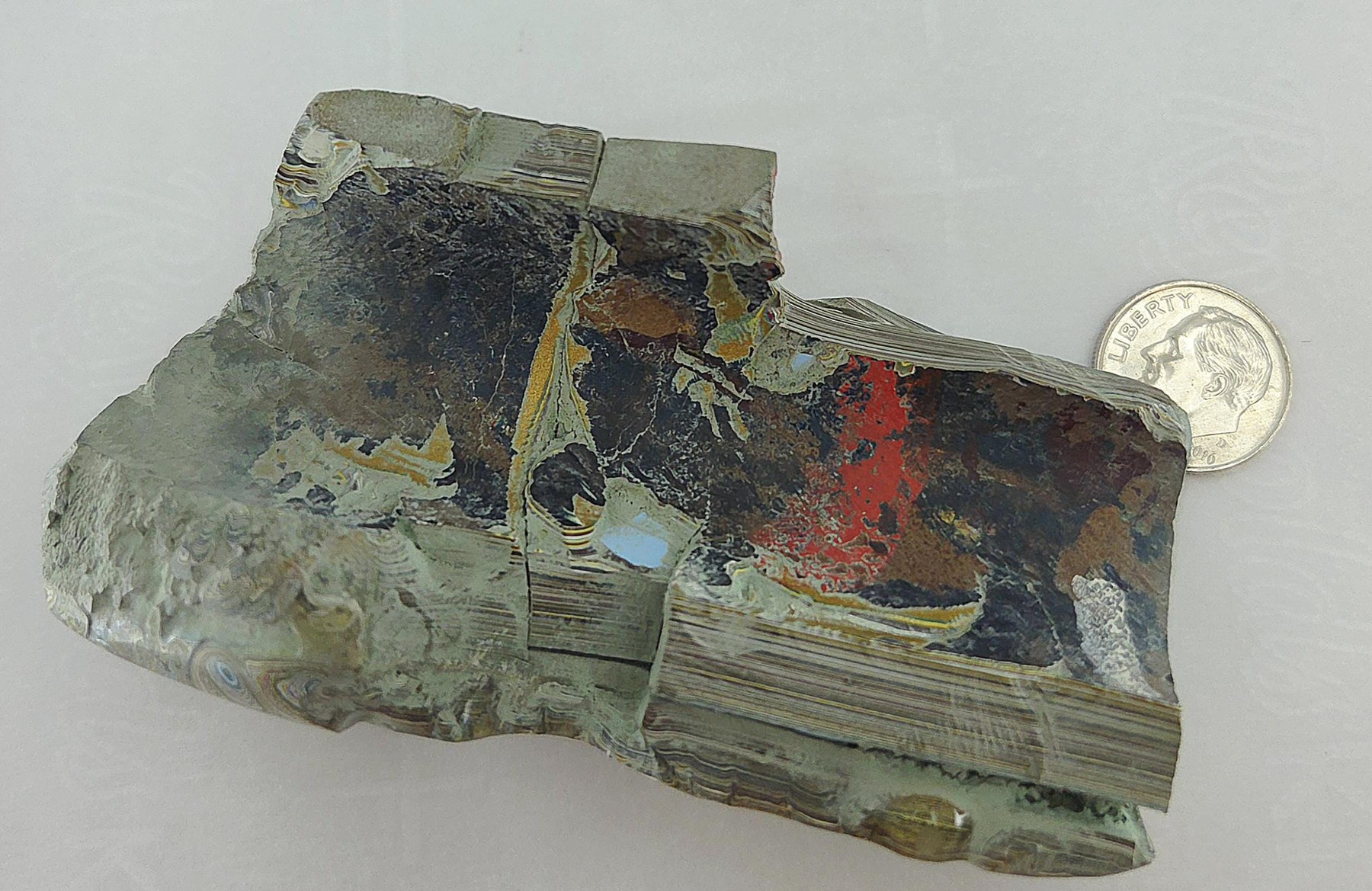 1960s Vintage Fordite Classic Uncut, view 2