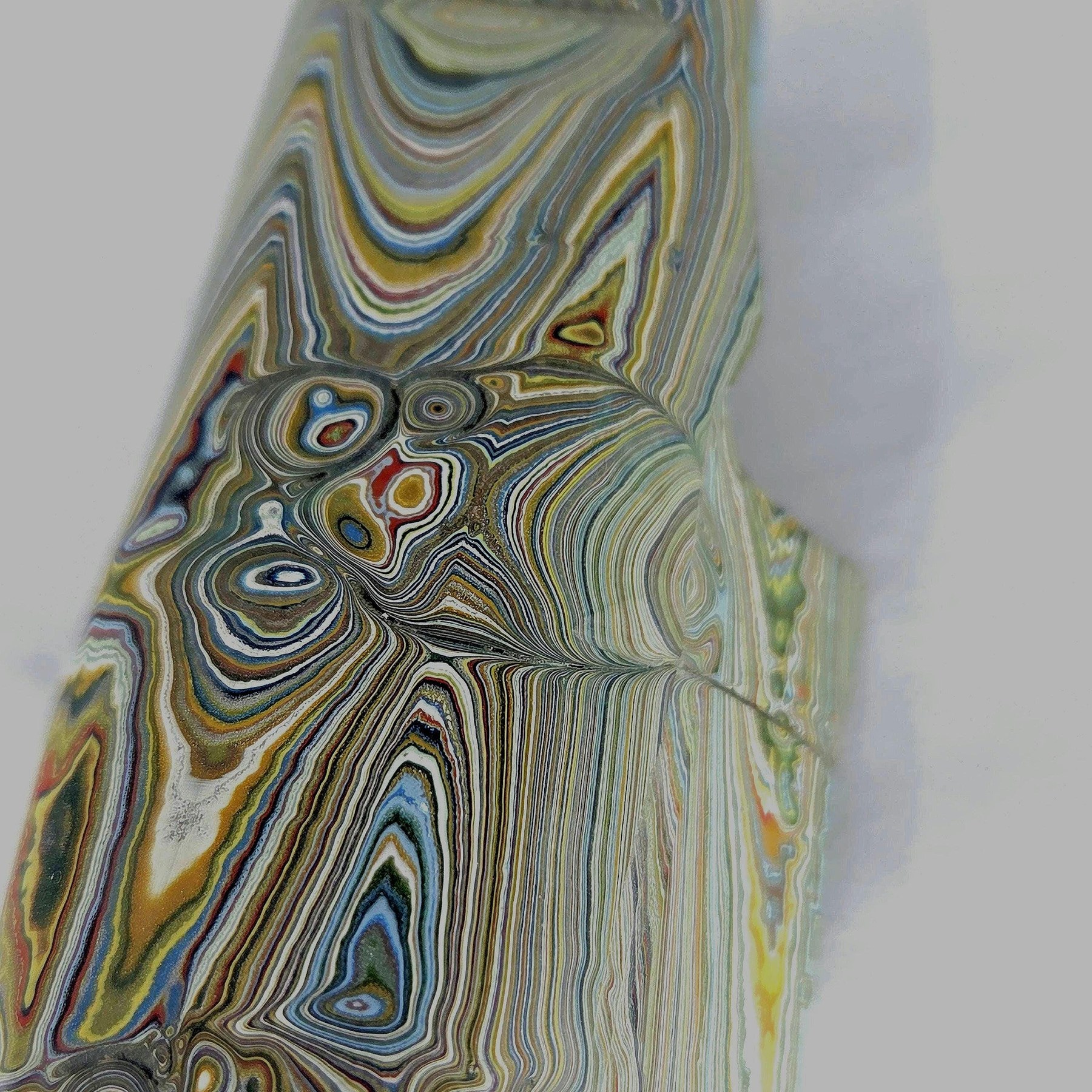 1960s Vintage Fordite Classic Uncut, view 8