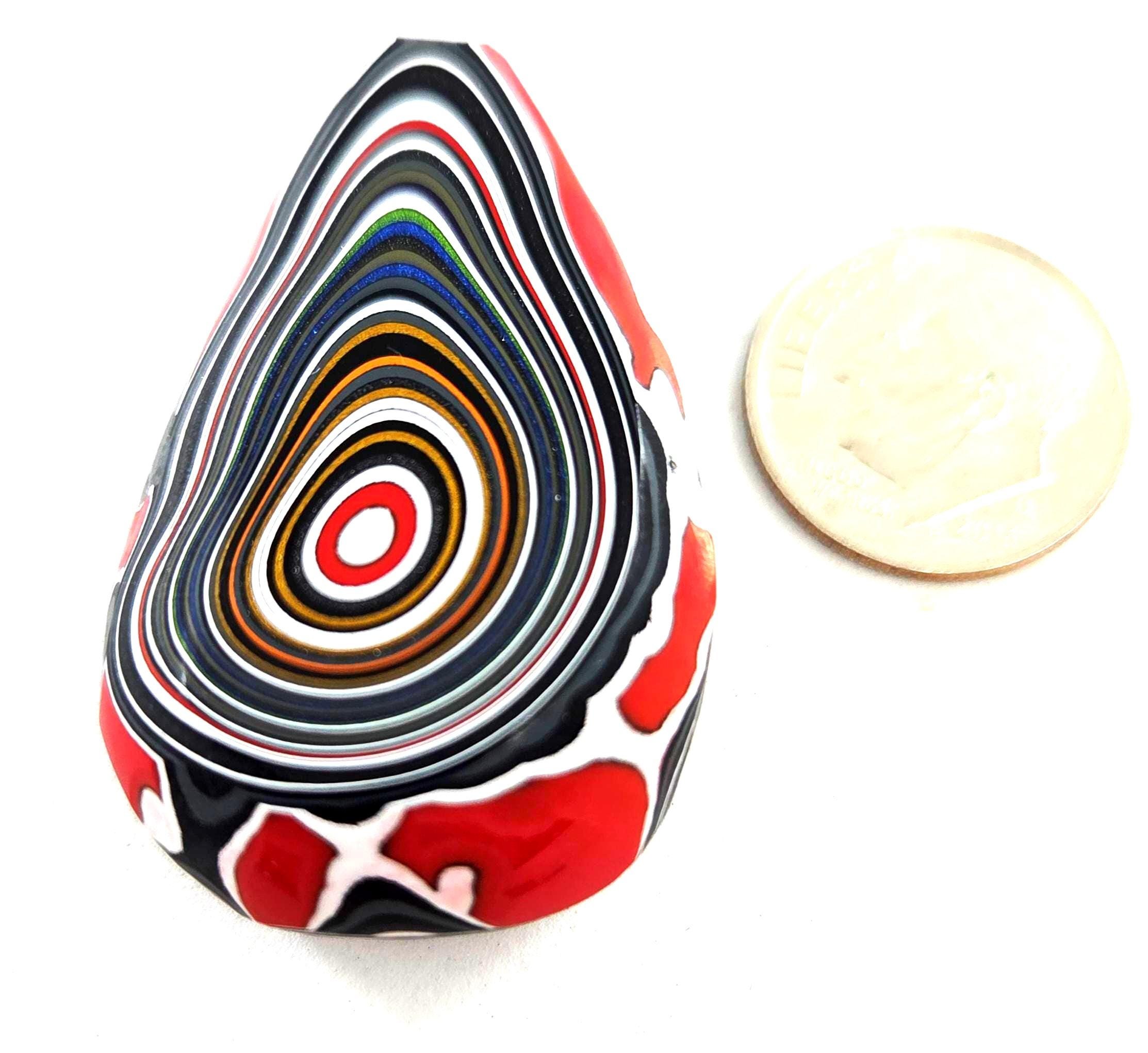 Genuine Jeep Fordite / A Perfect Drip of Paint / Every Layer of Paint Exposed