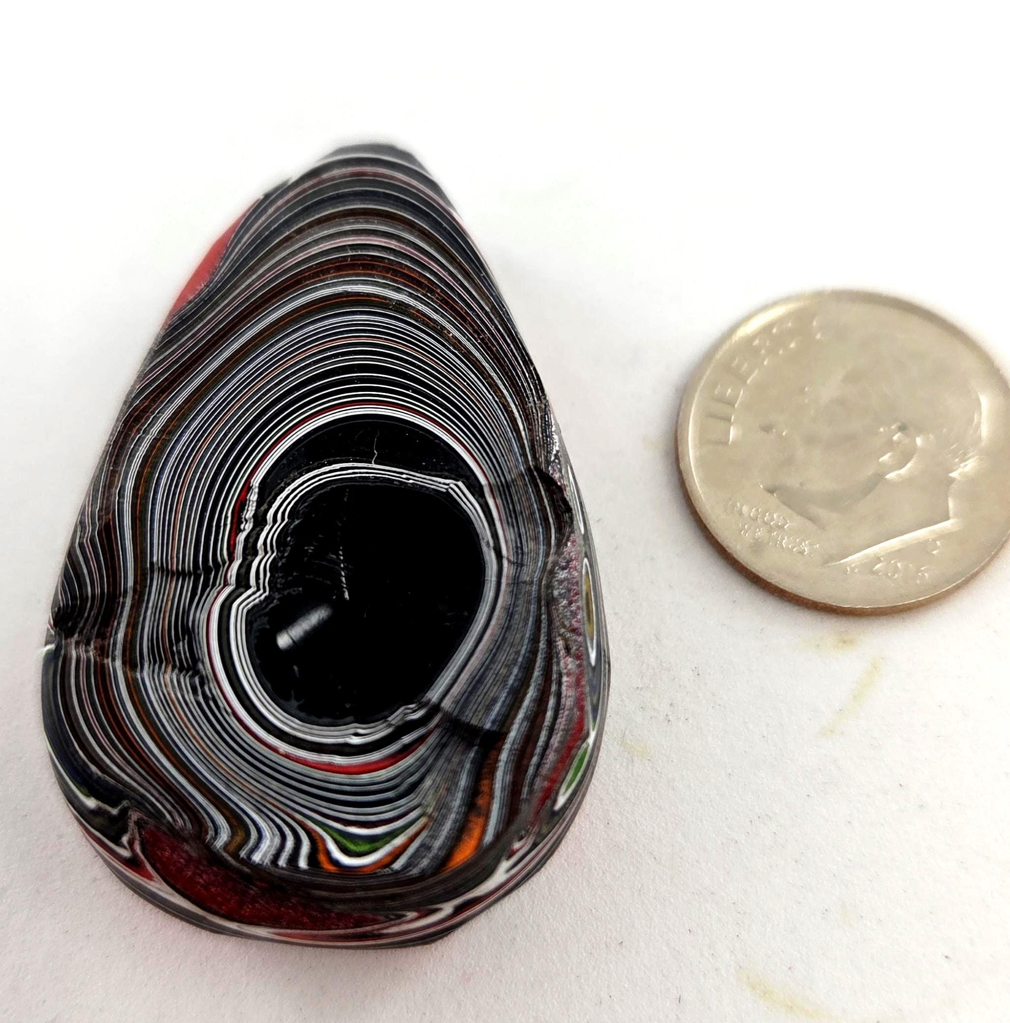 Genuine Jeep Fordite / A Perfect Drip of Paint / Every Layer of Paint Exposed, view 2