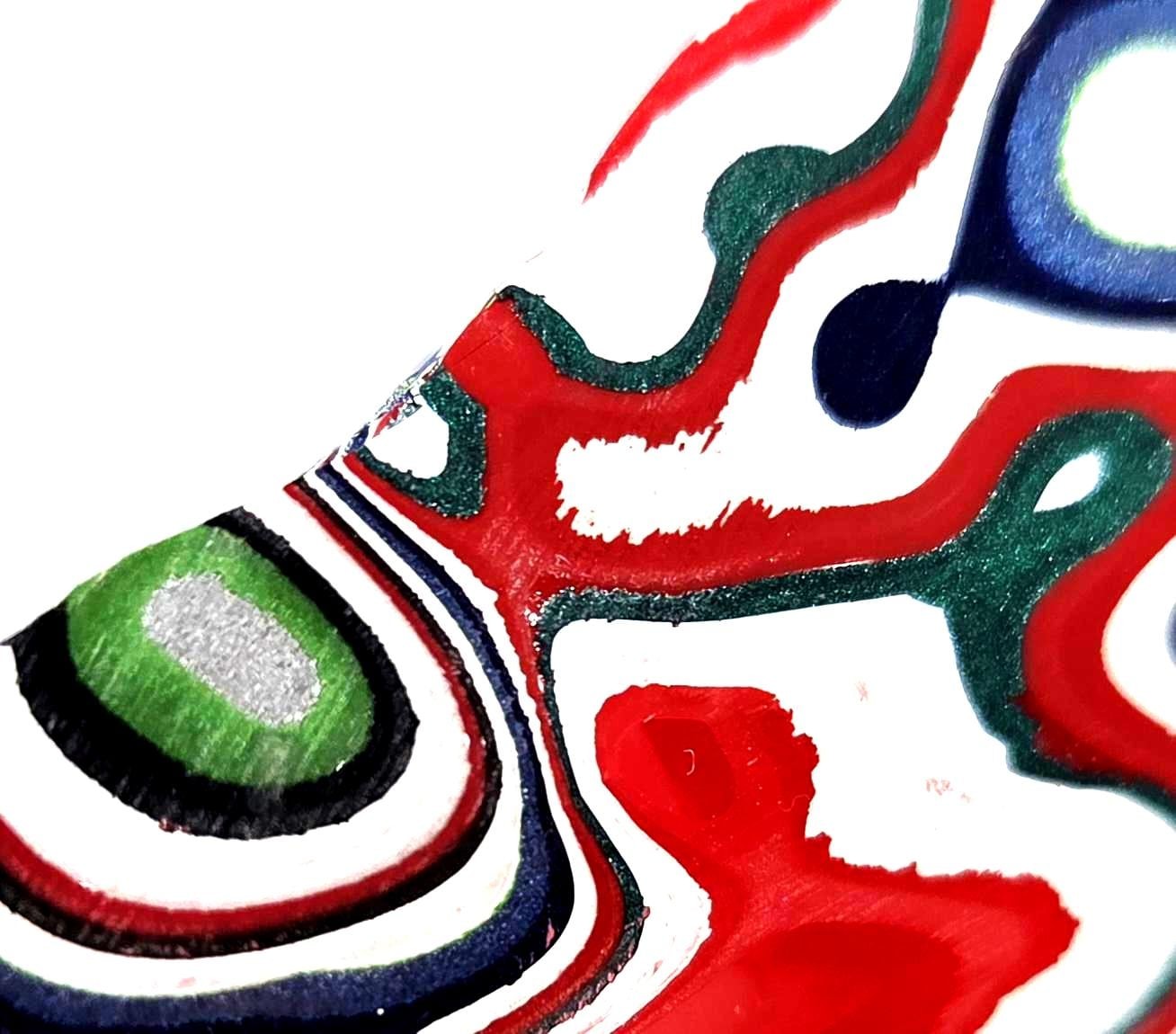 Kenworth Fordite / Genuine Fordite / Outstanding Paint Flow Patterns Colors, view 3