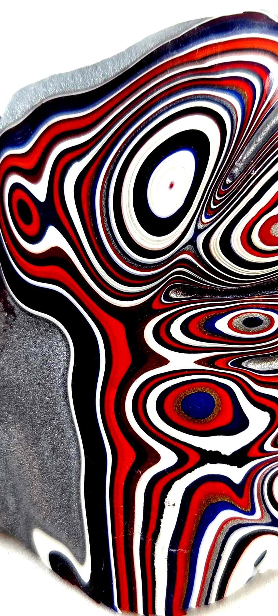 Kenworth Fordite / Popping Colors, Bulls Eyes and Paint Flow Patterns, view 3
