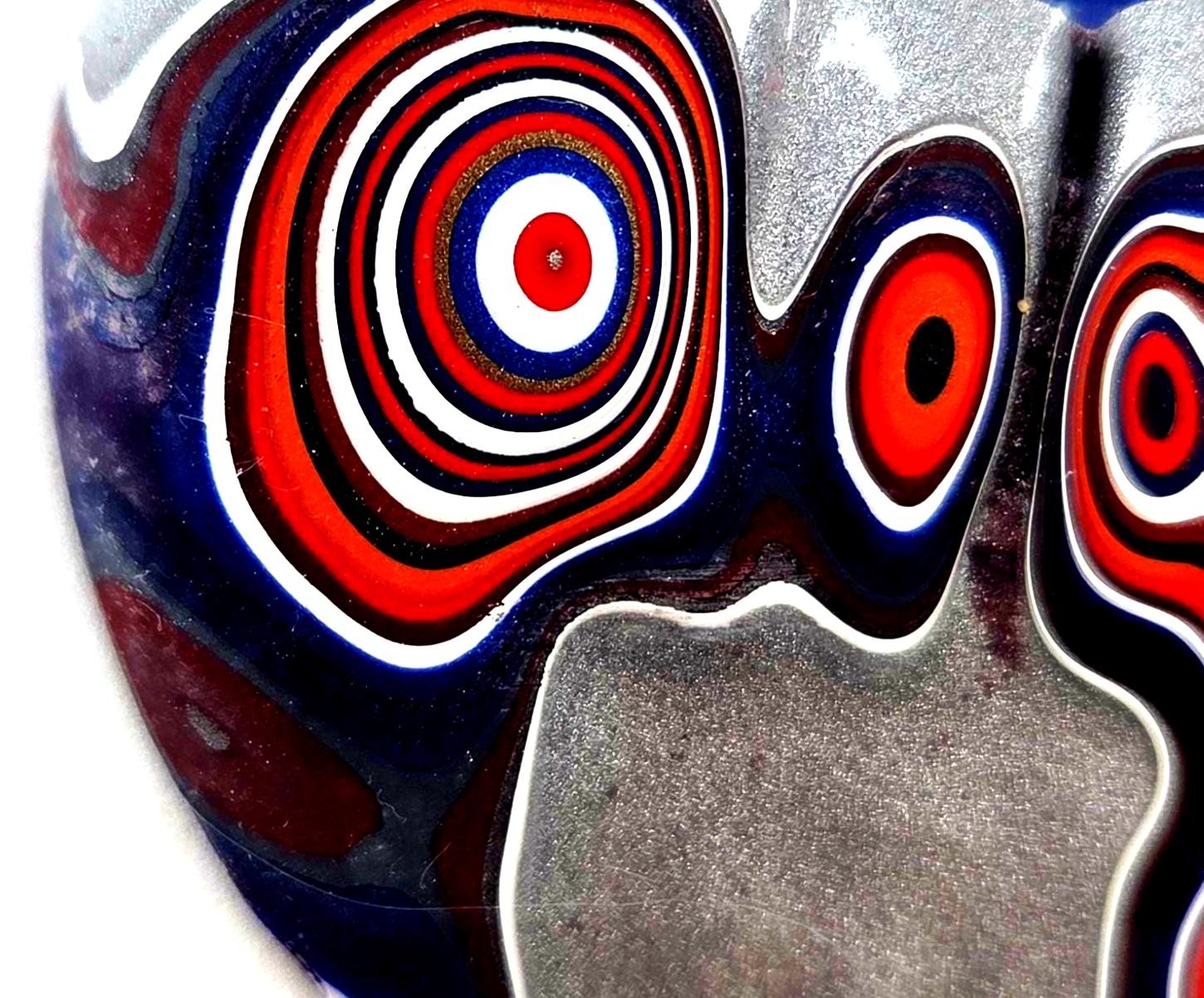 Kenworth Fordite / Popping Colors, Bulls Eyes and Paint Flow Patterns, view 4