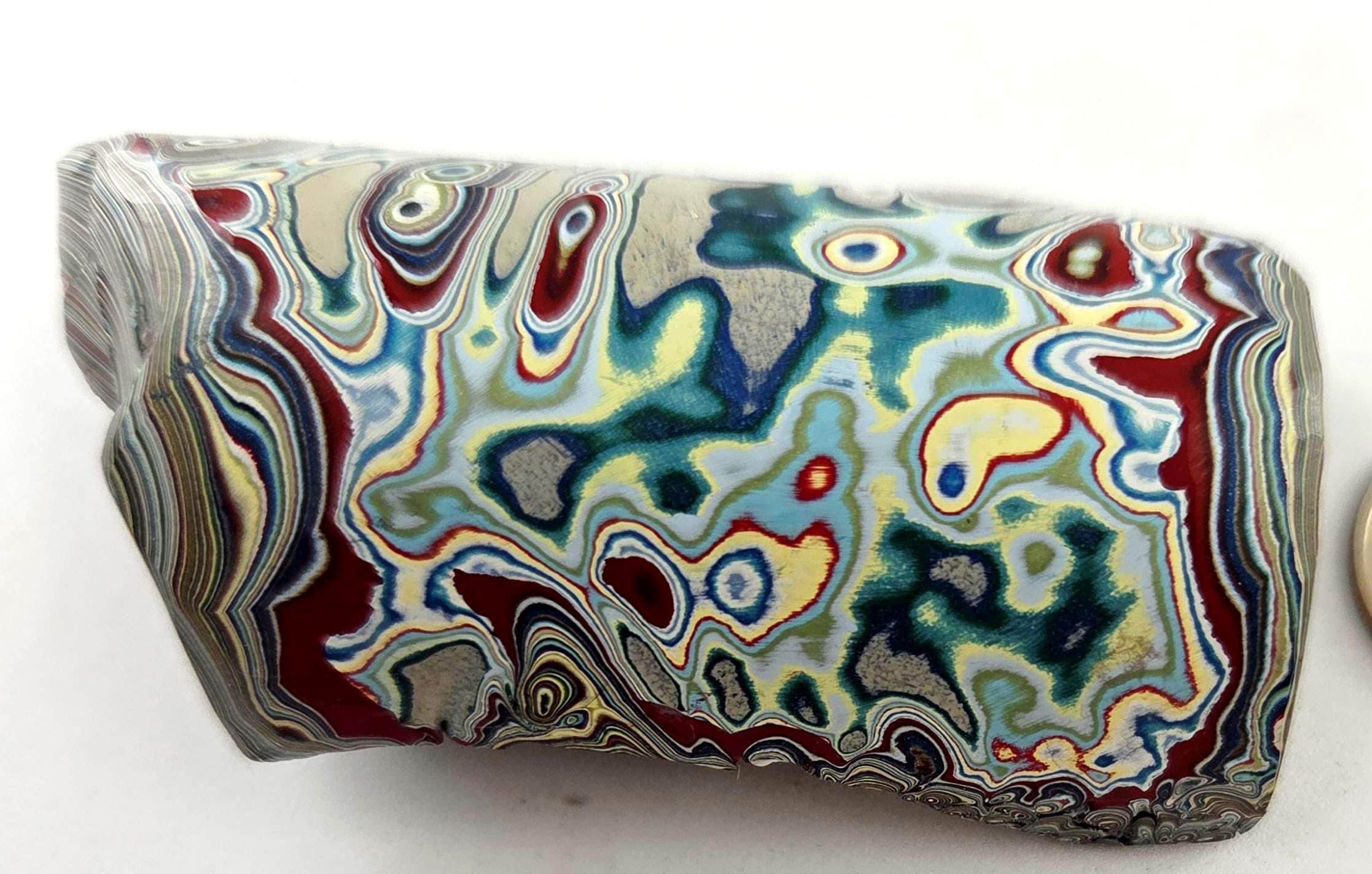 1960s Vintage Fordite Uncut / A Rare Piece of Automotive History, view 4