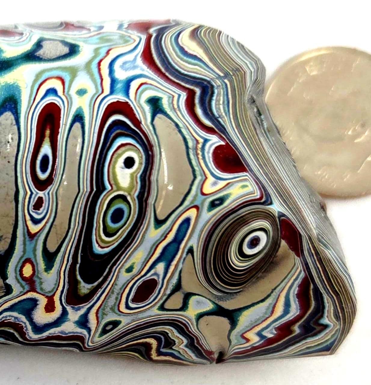 1960s Vintage Fordite Uncut / A Rare Piece of Automotive History, view 6