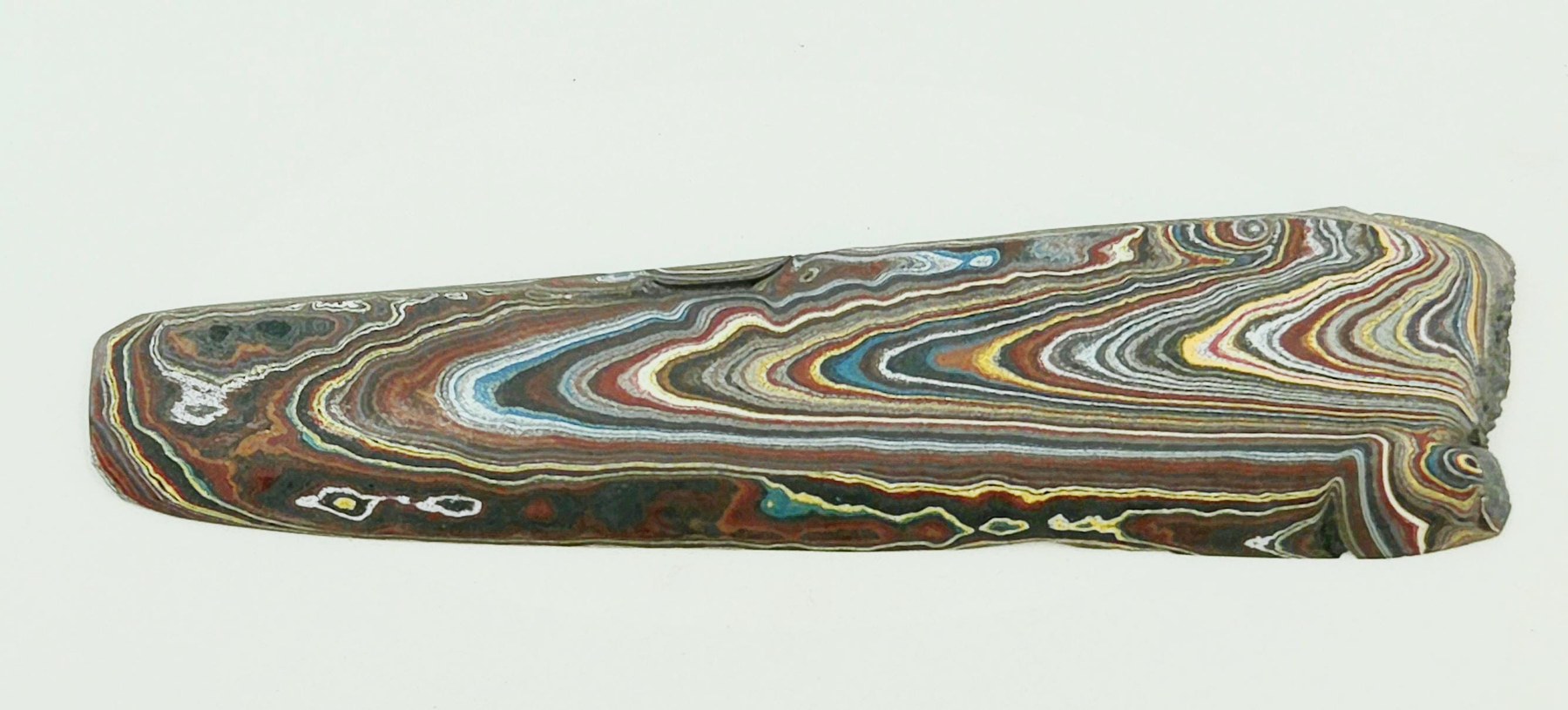 Corvette Fordite Small Thick Slab#1 Jewelry Making, view 1
