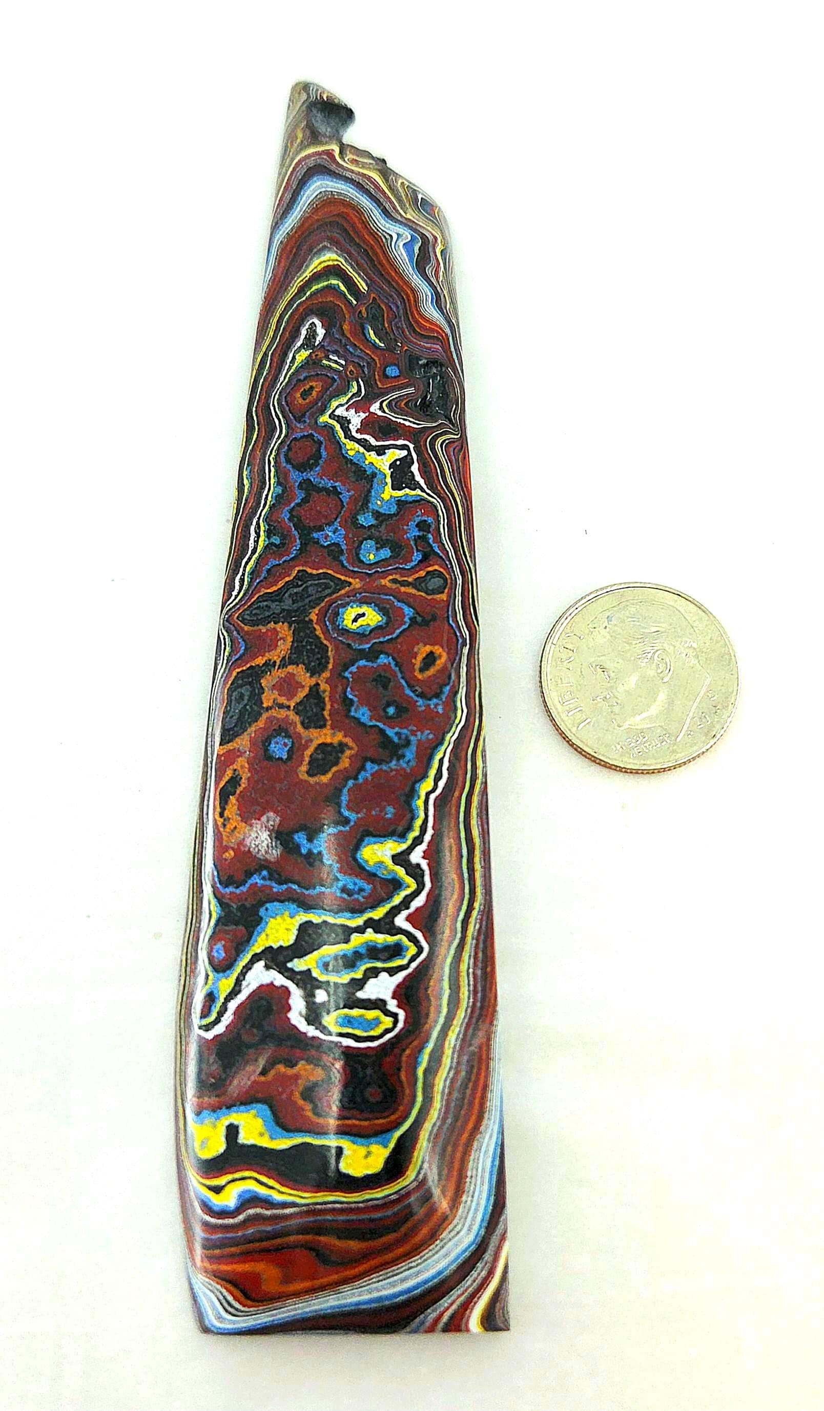 Corvette Fordite Small Thick Slab, Jewelry Making