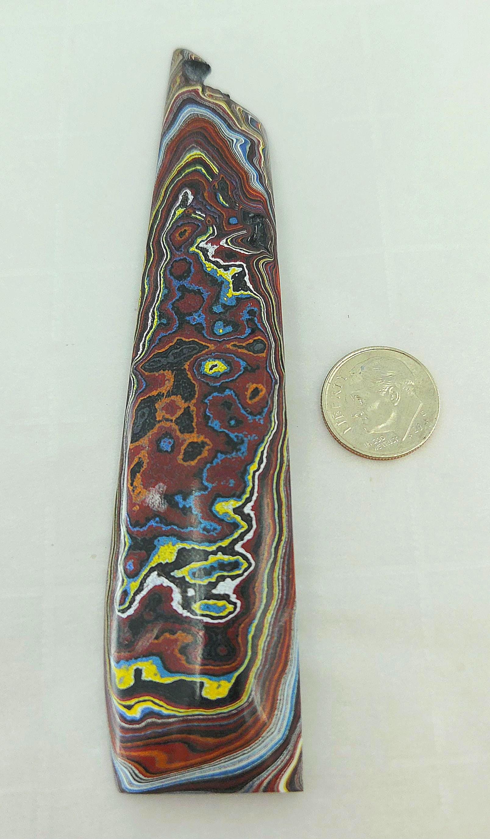 Corvette Fordite Small Thick Slab, Jewelry Making, view 1