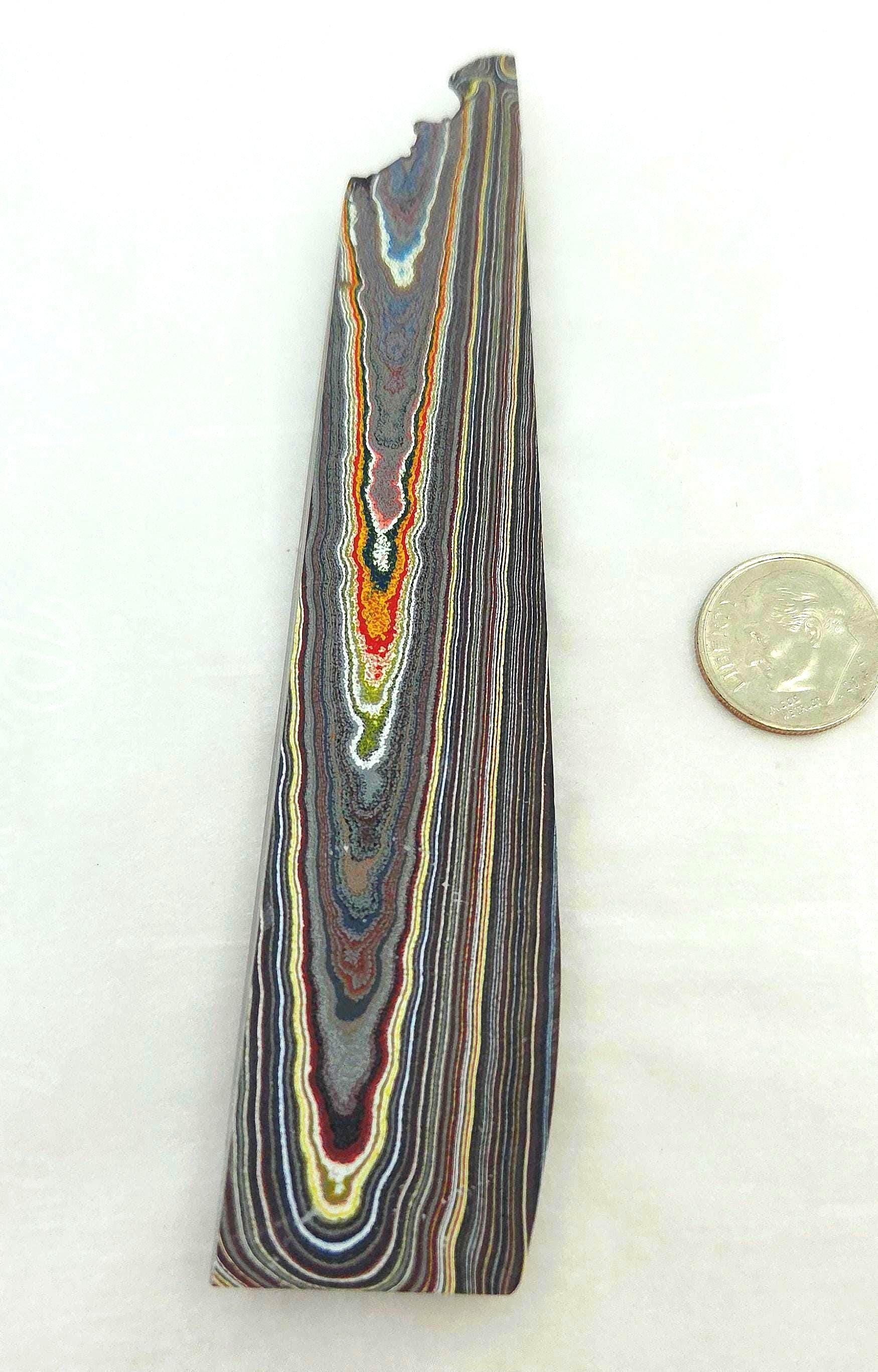 Corvette Fordite Small Thick Slab, Jewelry Making, view 2