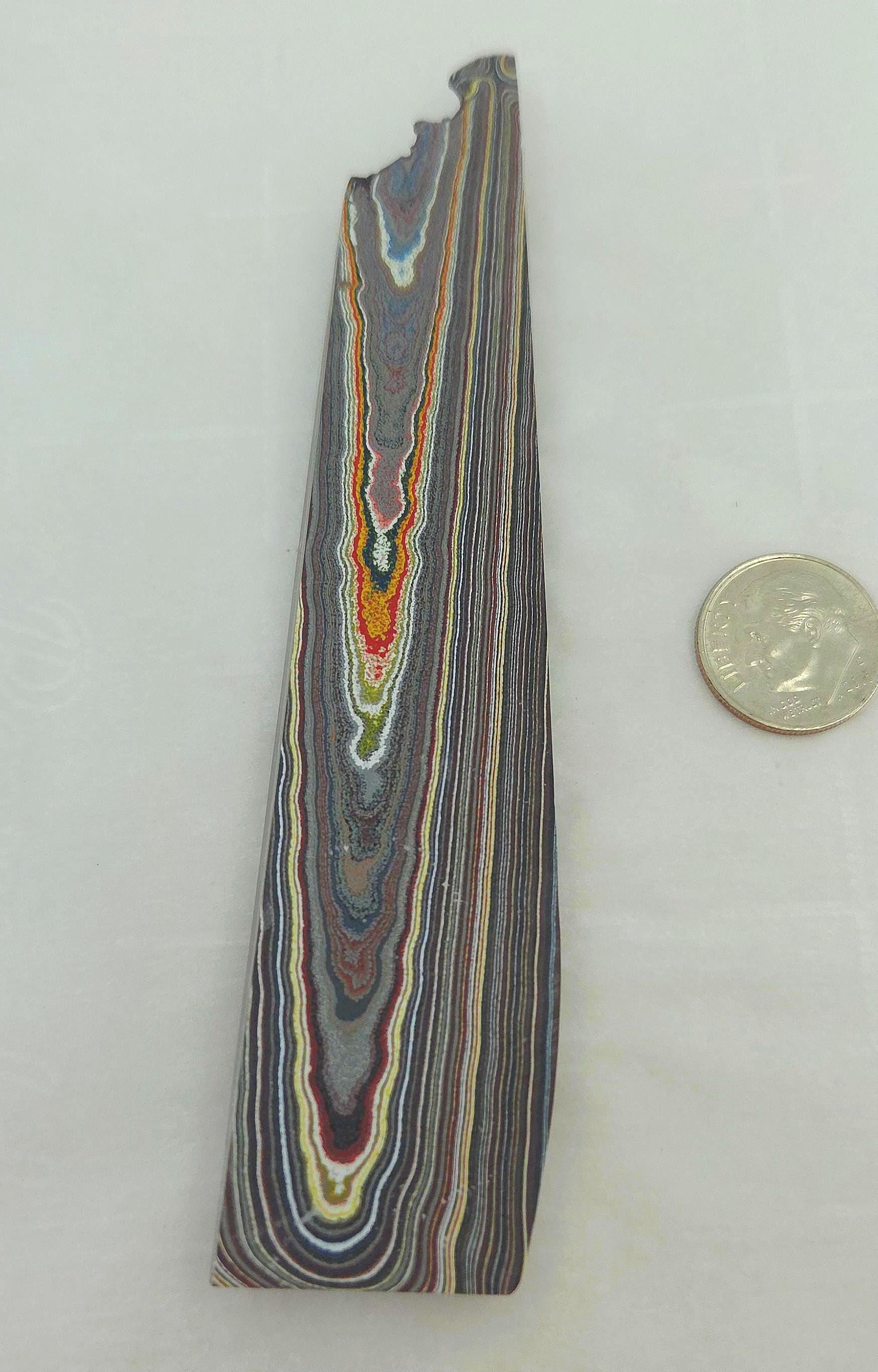Corvette Fordite Small Thick Slab, Jewelry Making, view 2