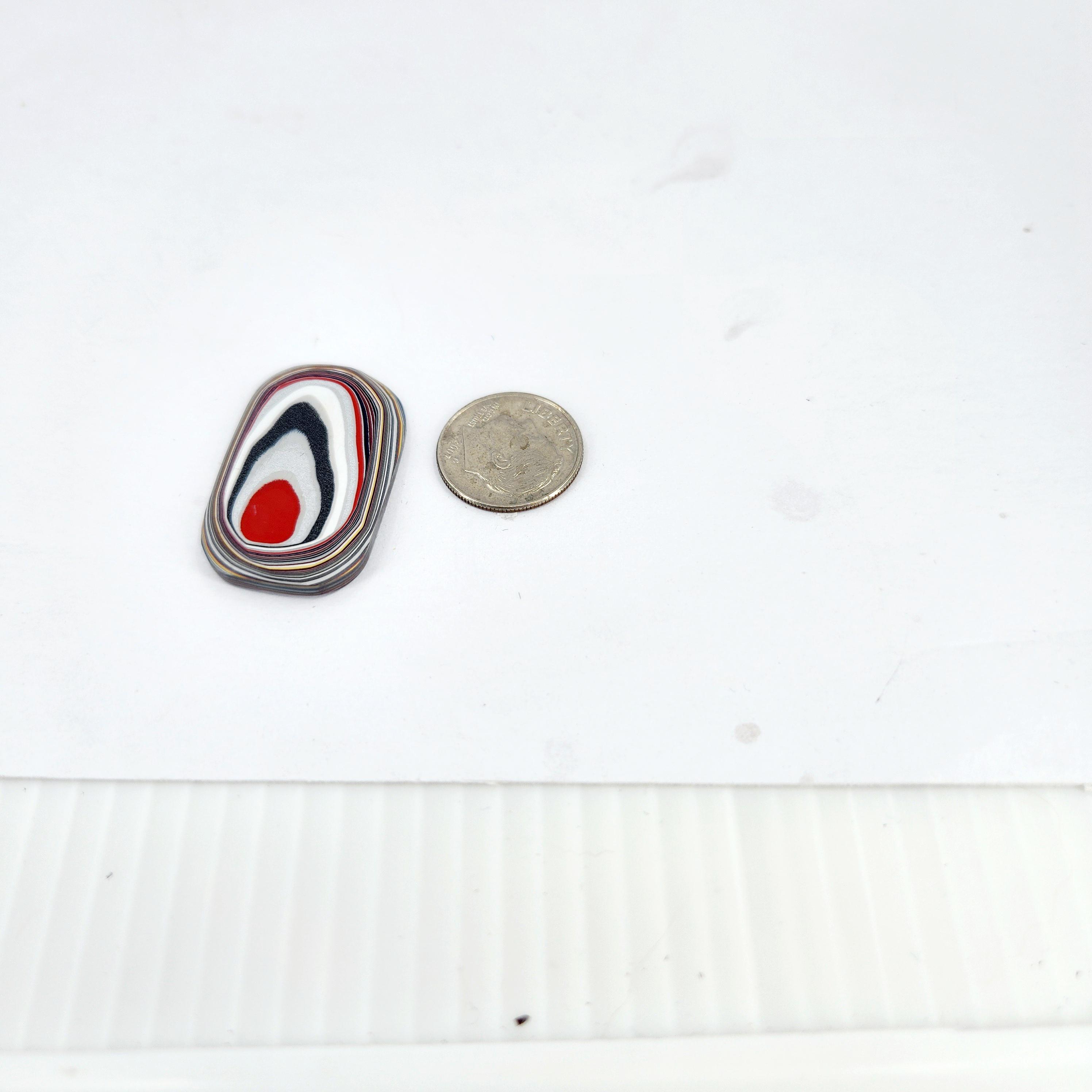 Fordite by Bruce / Thick, individual Colorful Piece