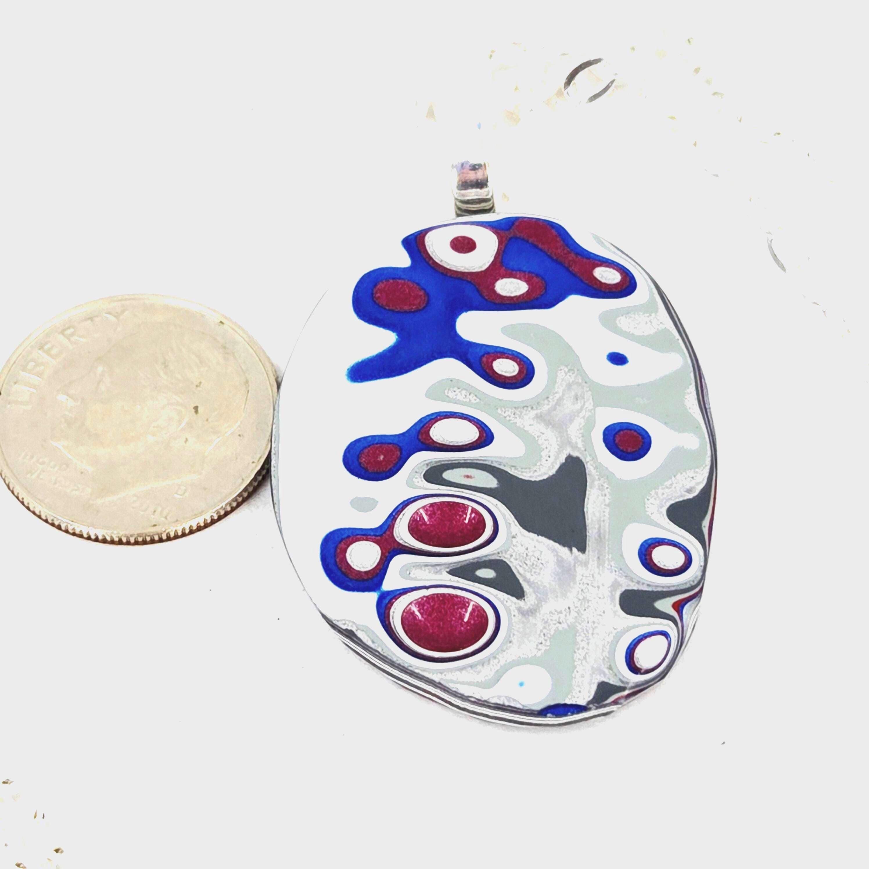 Fordite Pendant / Lava Lake