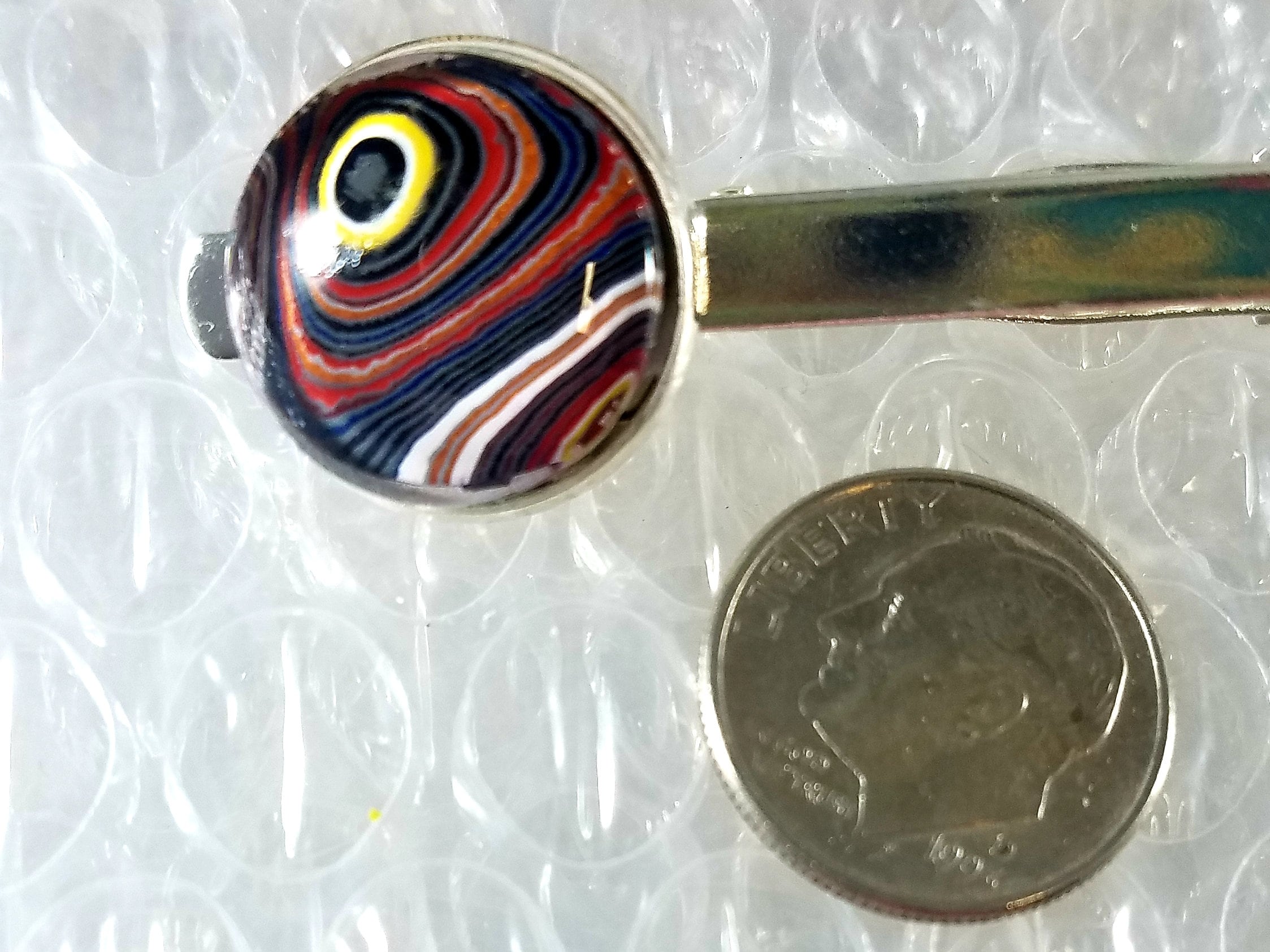 Fordite Tie Bar / Groomsmen, Usher
