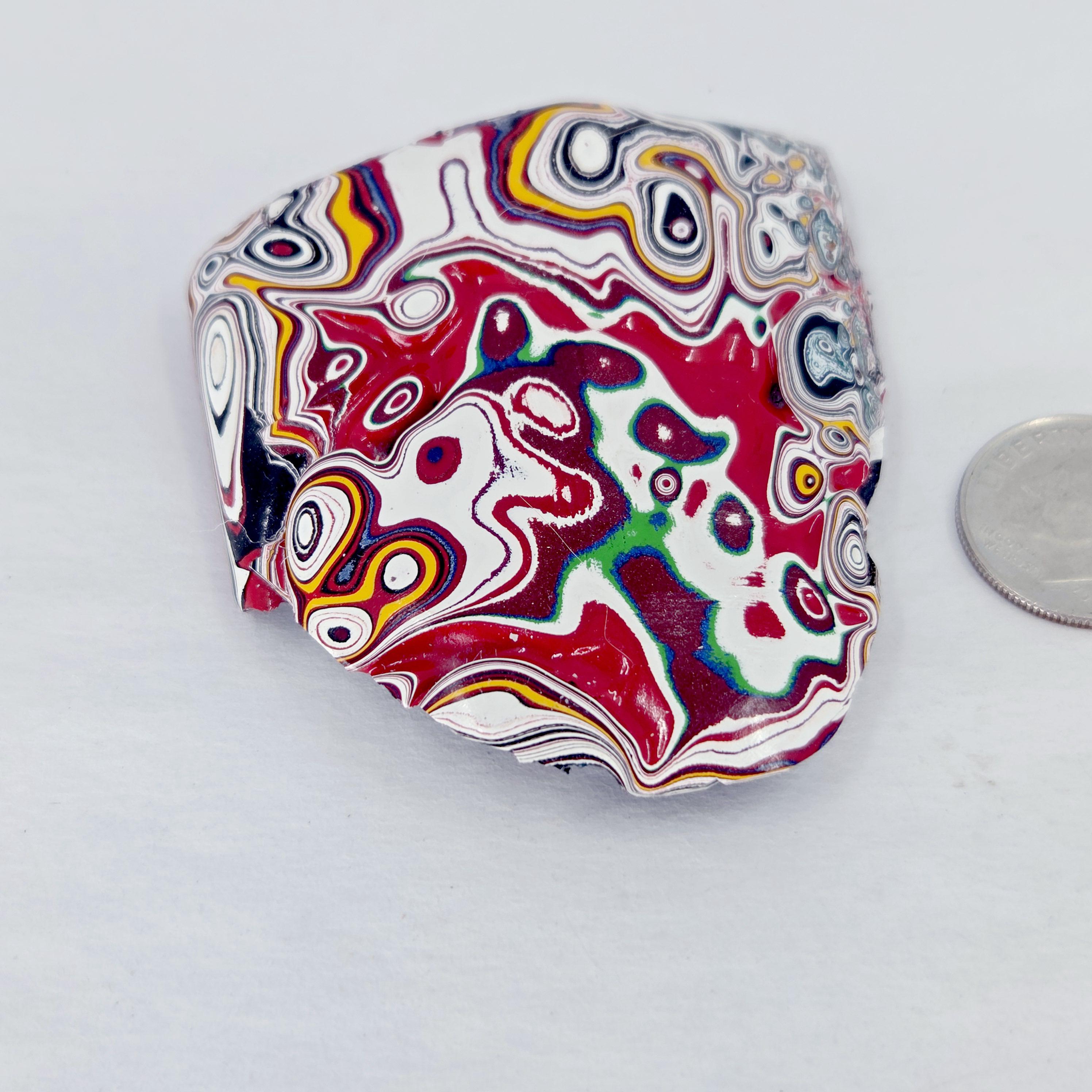 Kenworth Fordite Cabochon,  Jewelry Making