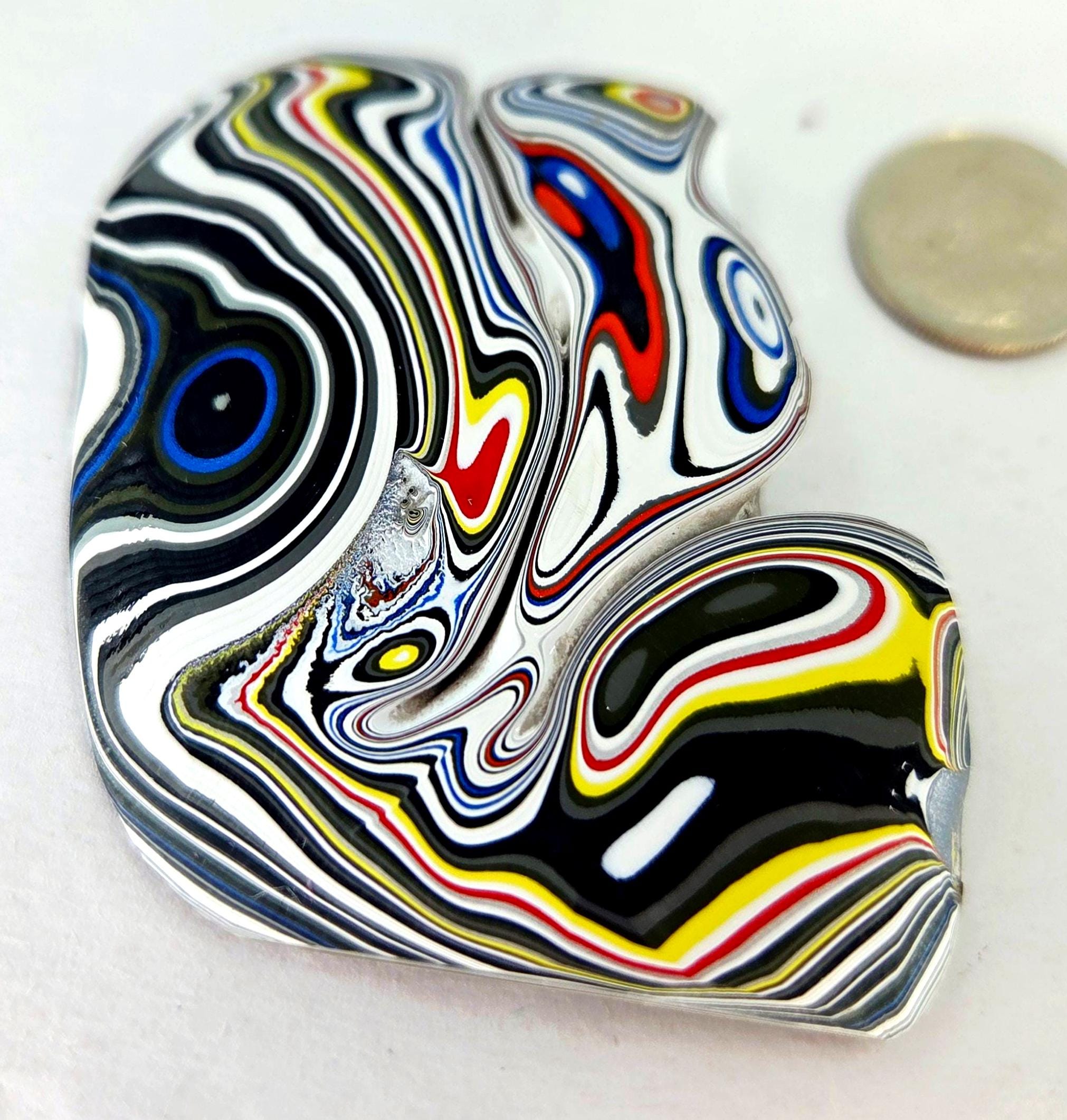 Kenworth Fordite Cabochon,  Jewelry Making