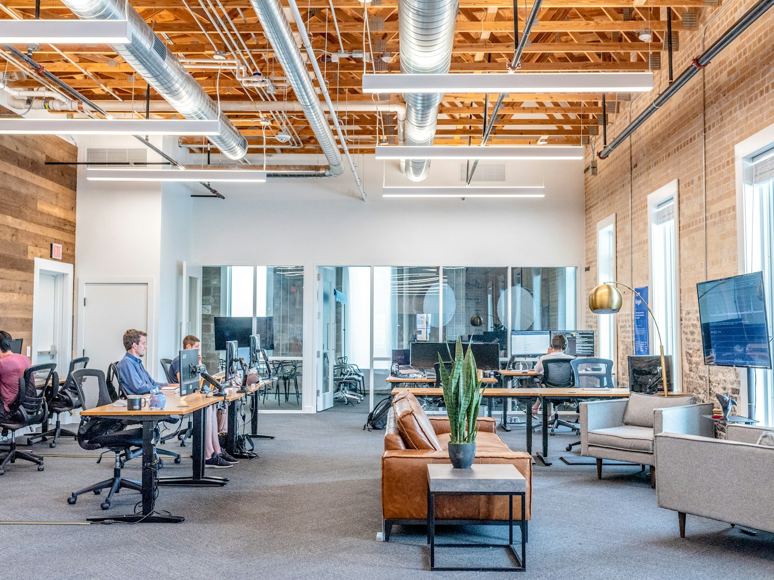 Professional workspace prepared for a team rehearsal