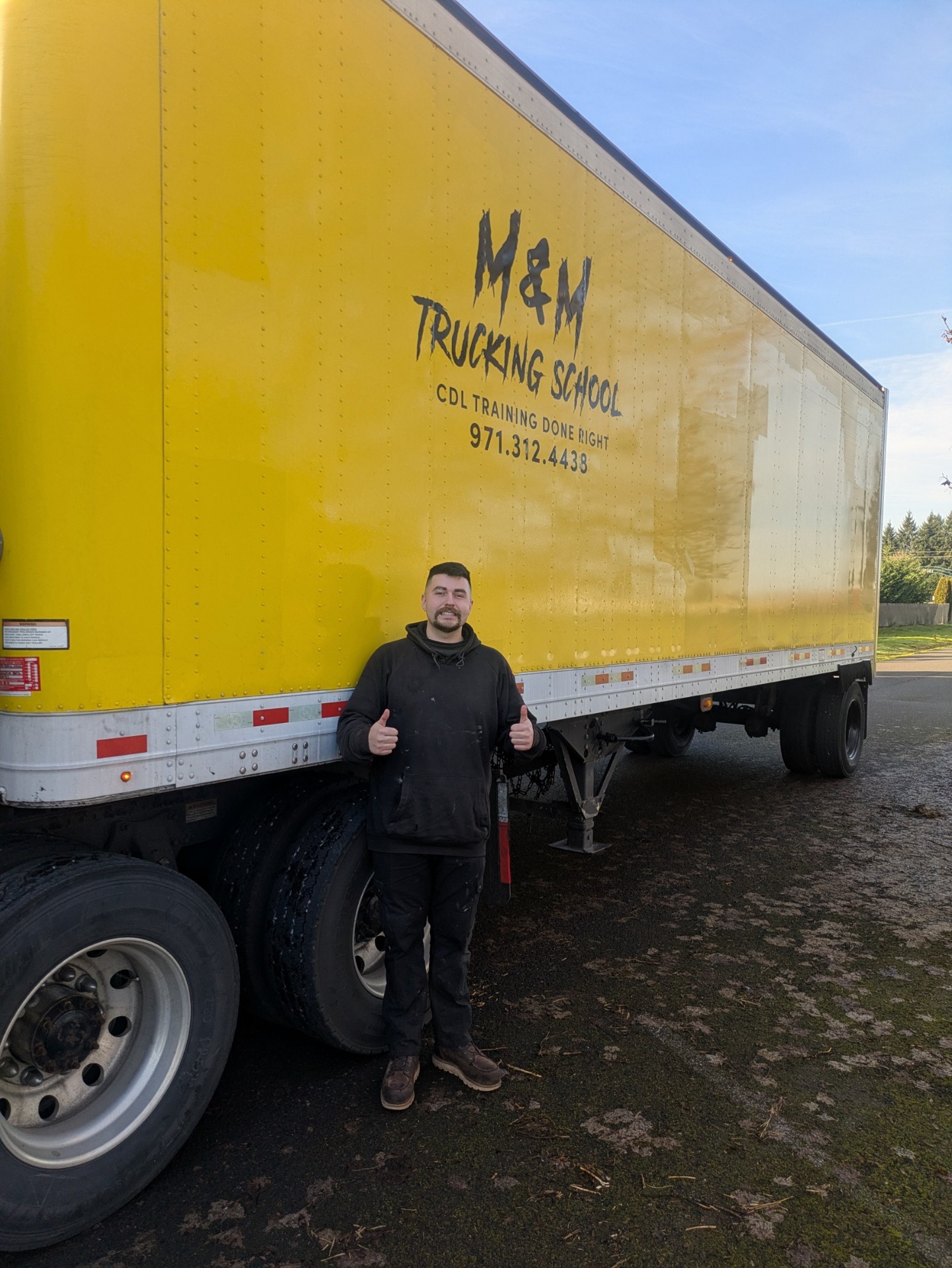 M&M Trucking School graduate 3