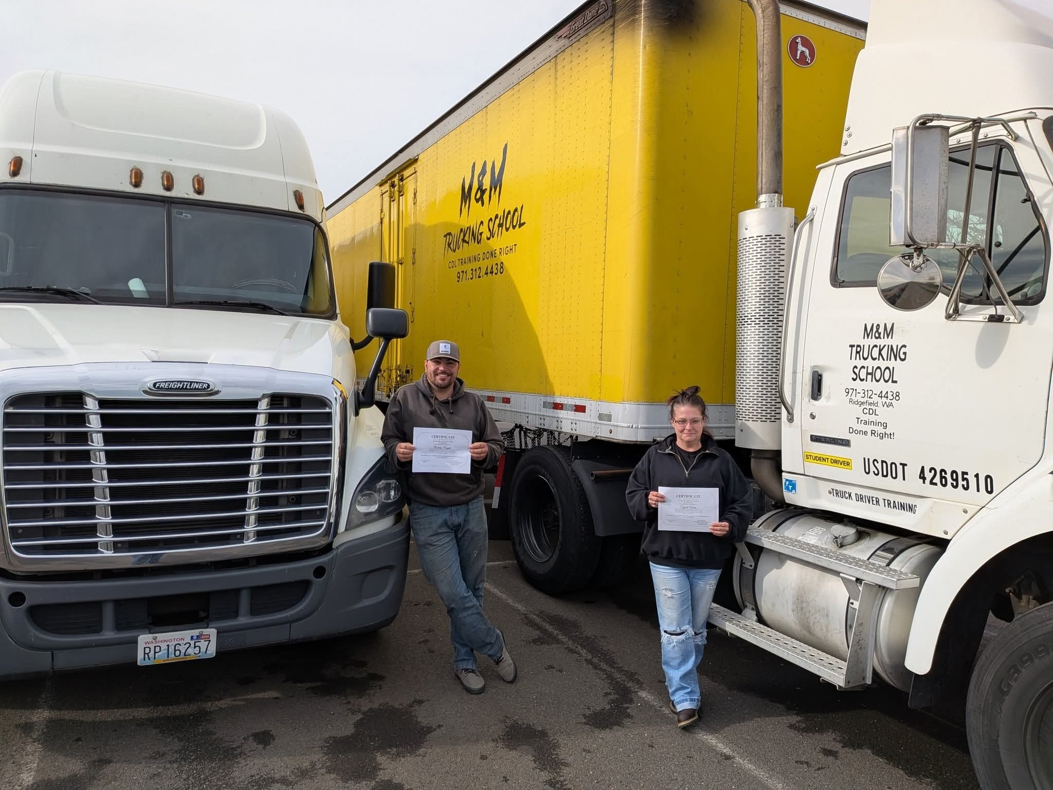 M&M Trucking School graduate 8
