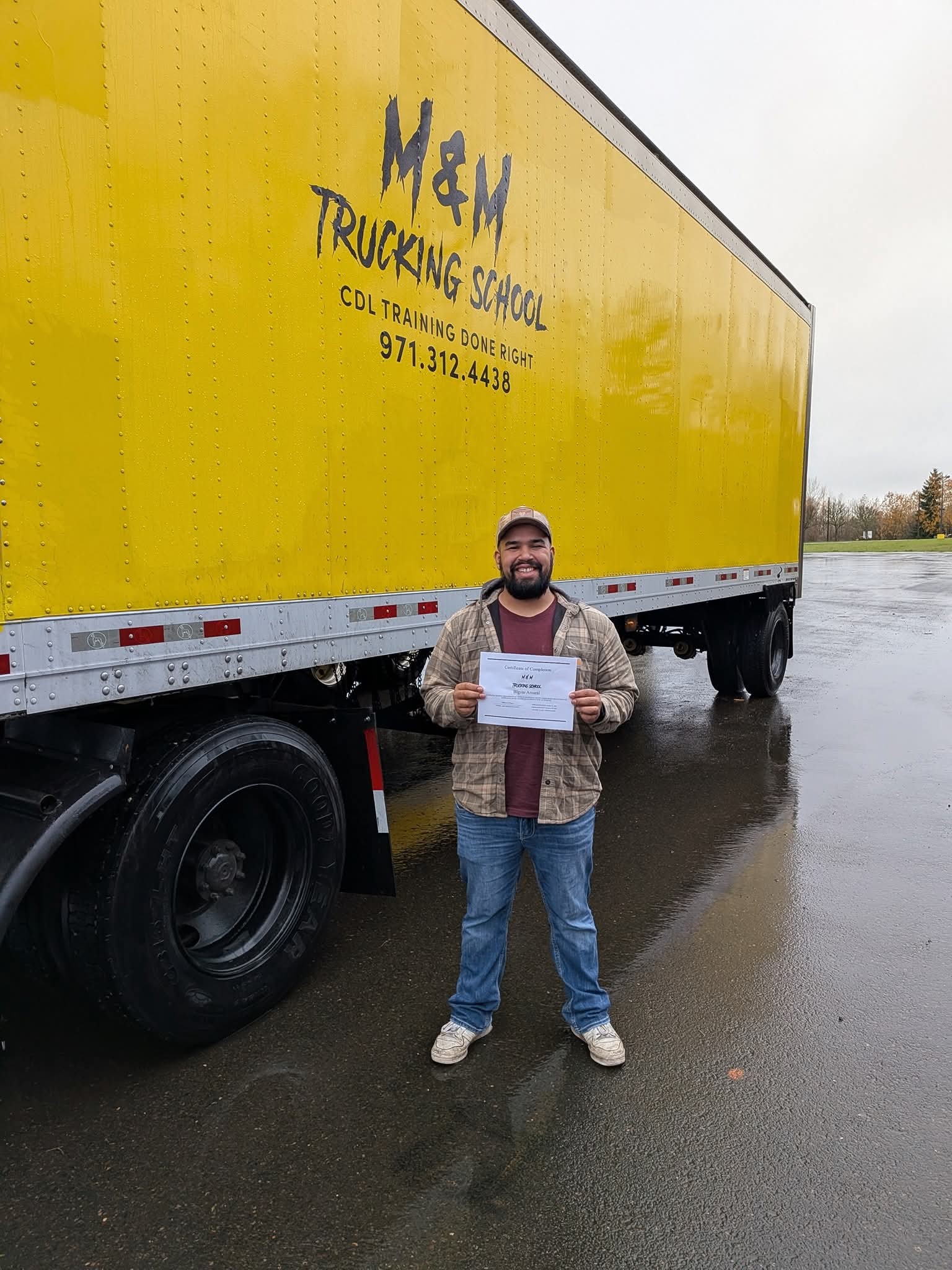 M&M Trucking School graduate 10