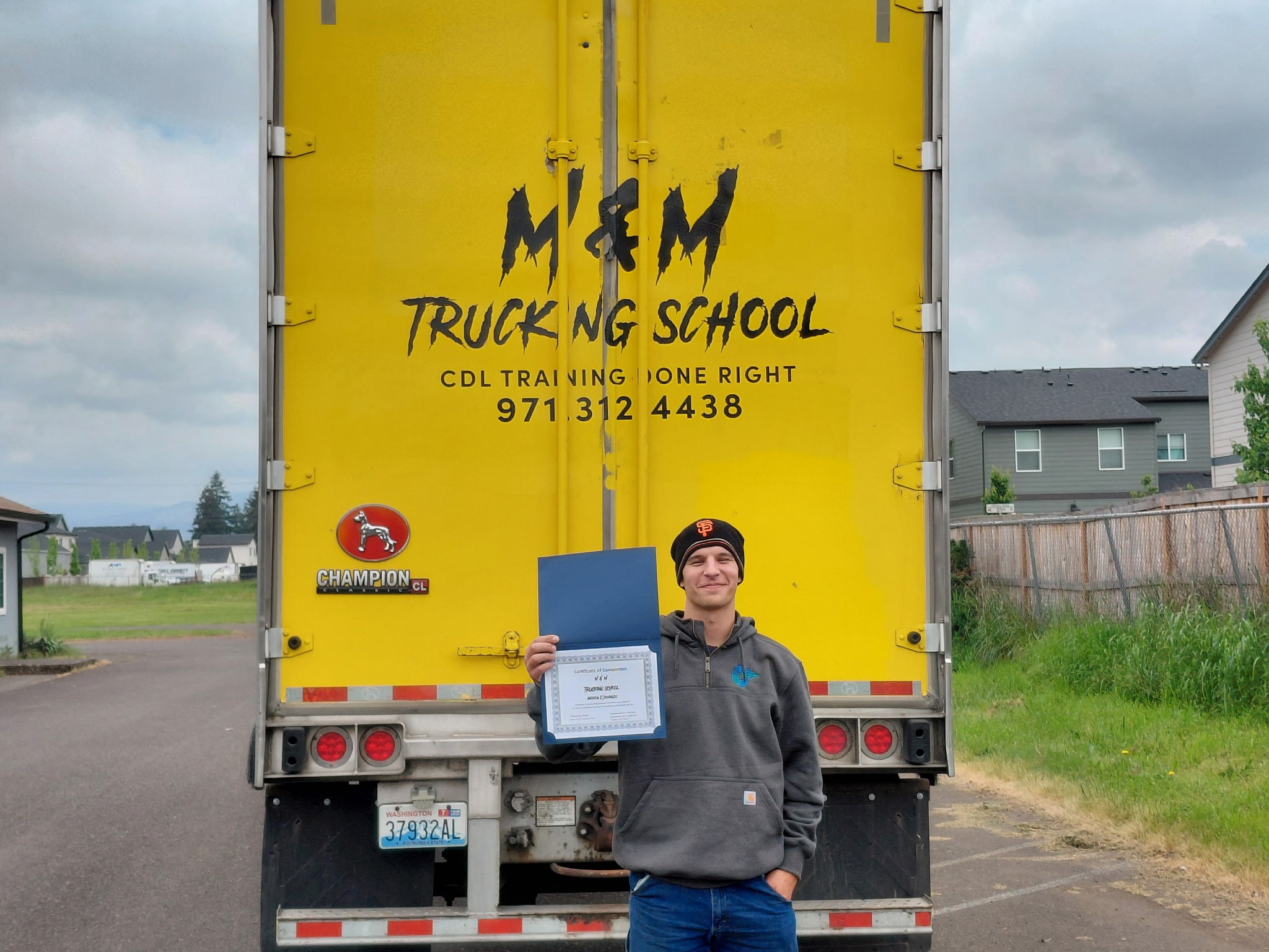 M&M Trucking School graduate 14