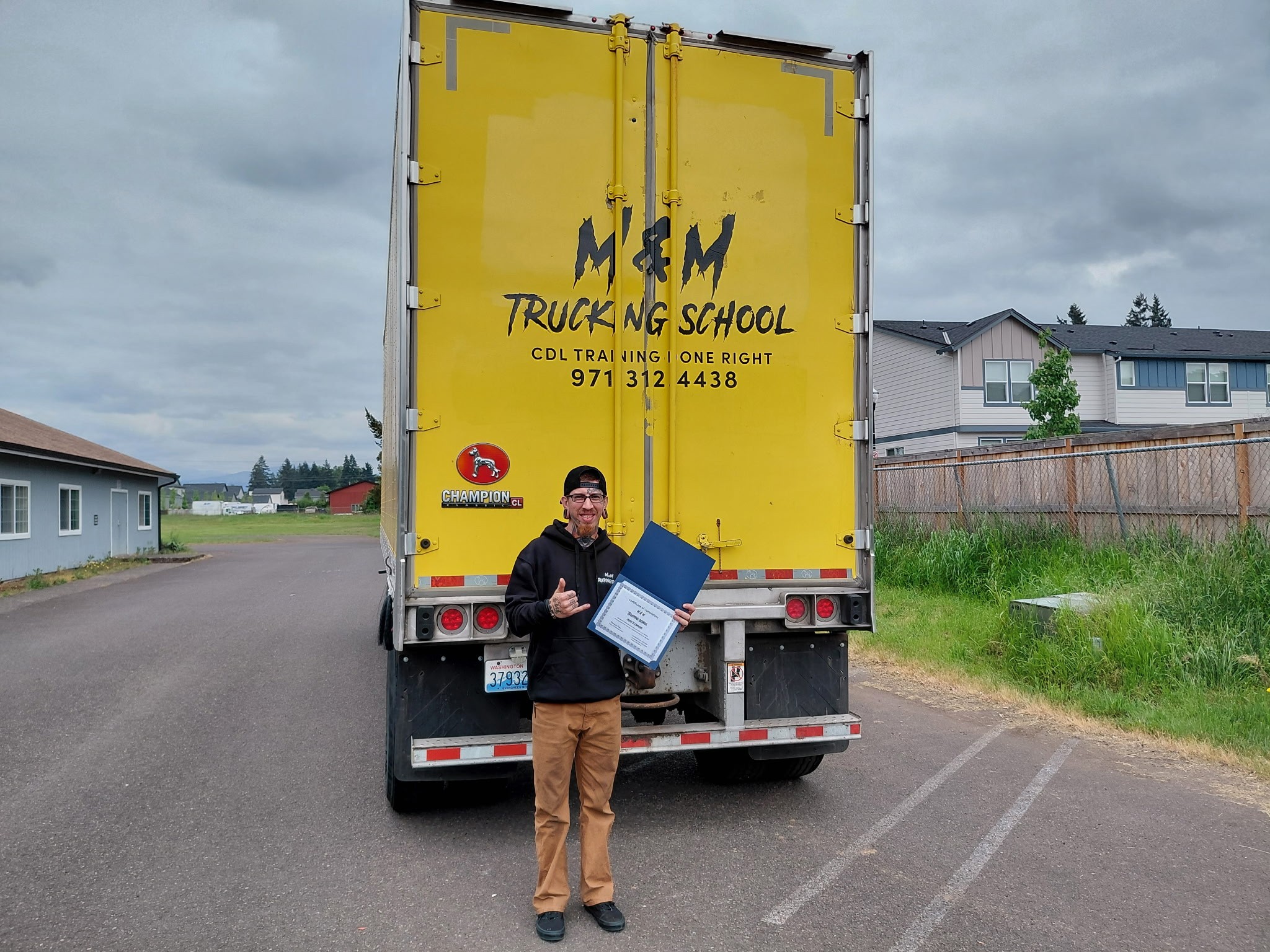 M&M Trucking School graduate 15
