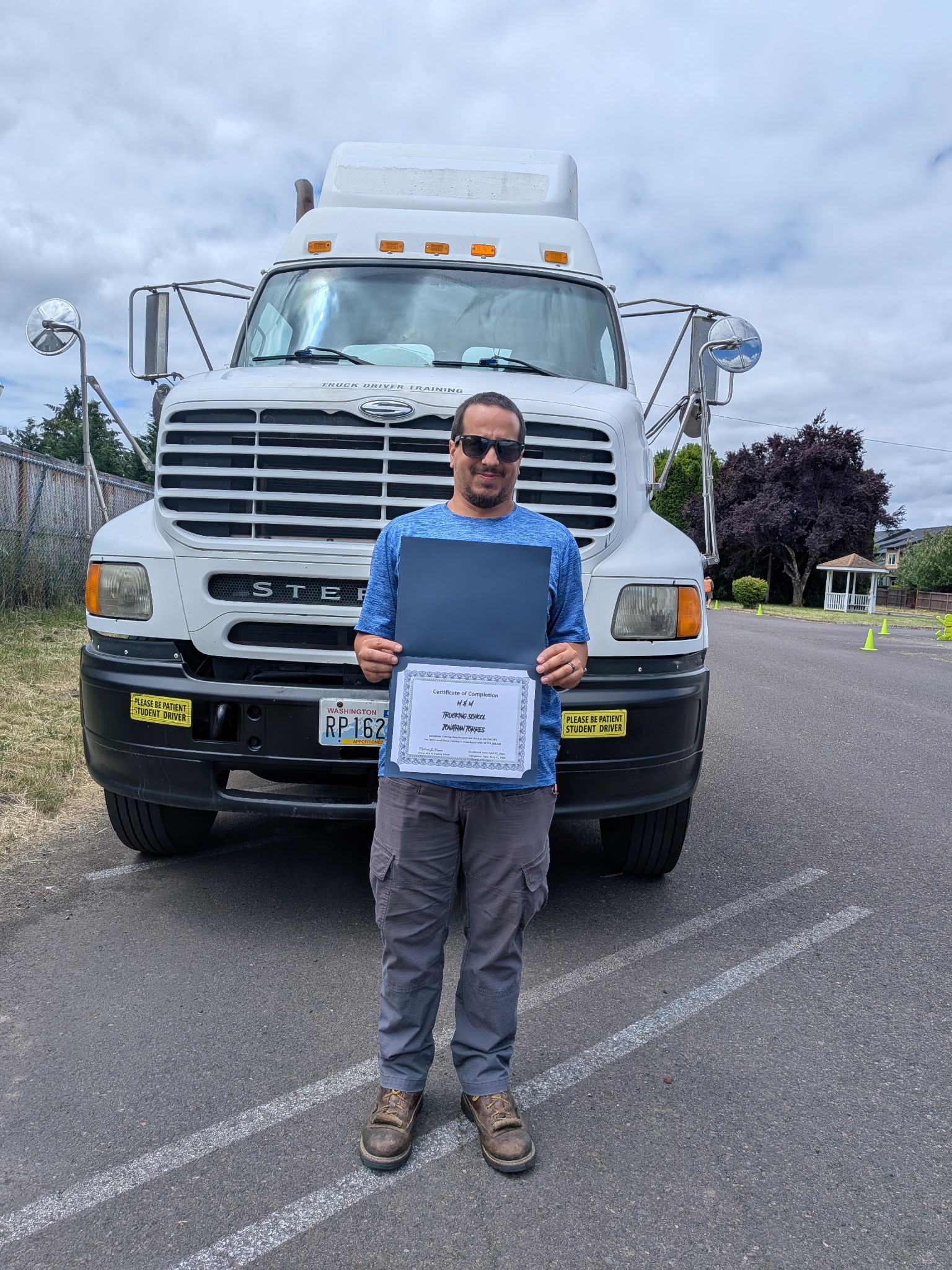 M&M Trucking School graduate 16