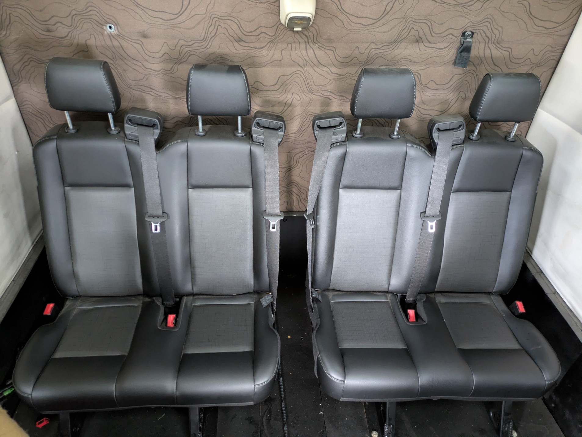 Driver seats inside an M&M commercial training truck
