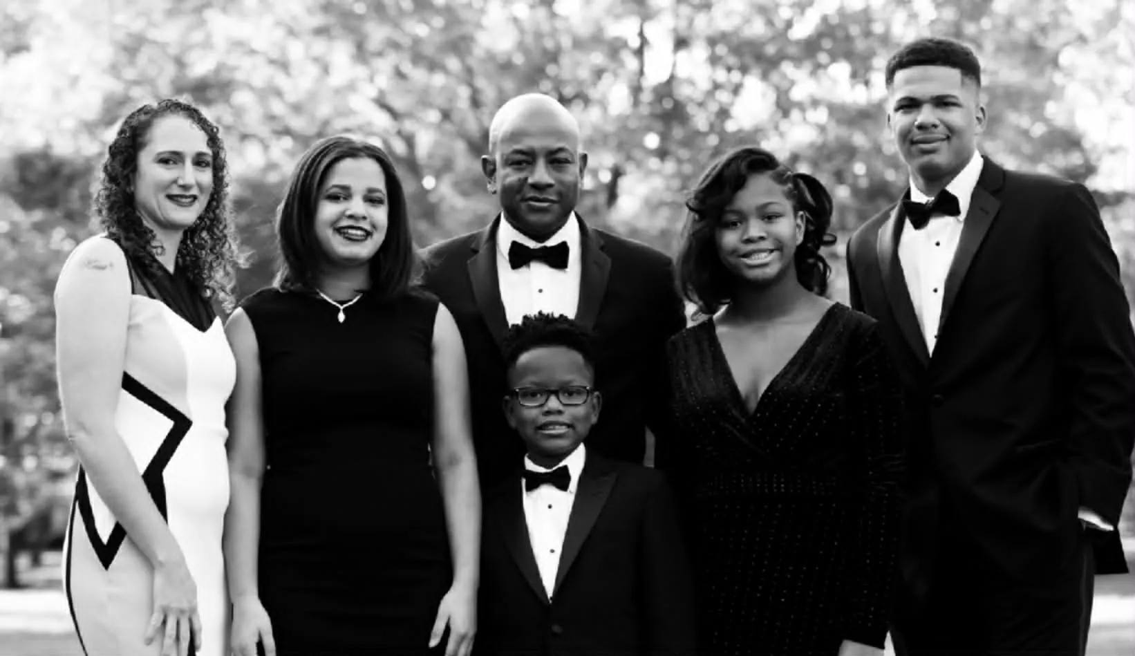 Dr. Spells with his family