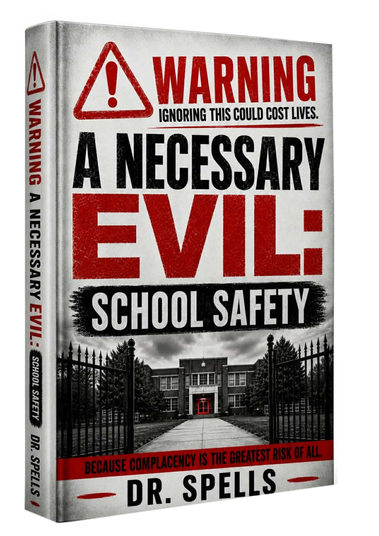 A Necessary Evil: School Safety book cover by Dr. Spells