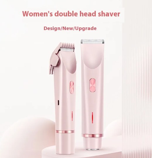 2-in-1 USB-Rechargeable Hair Trimmer and Razor