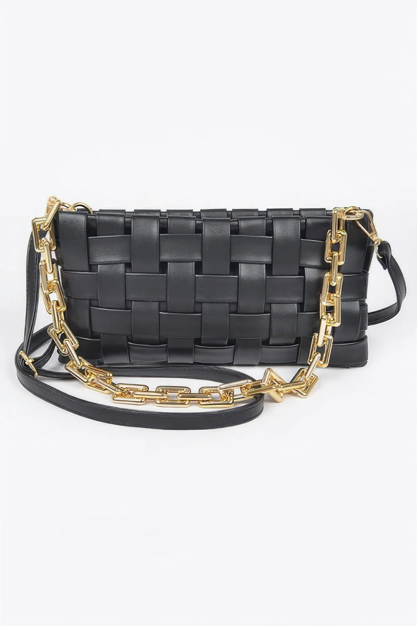Golden Heir | Braided Chain Crossbody Bag
