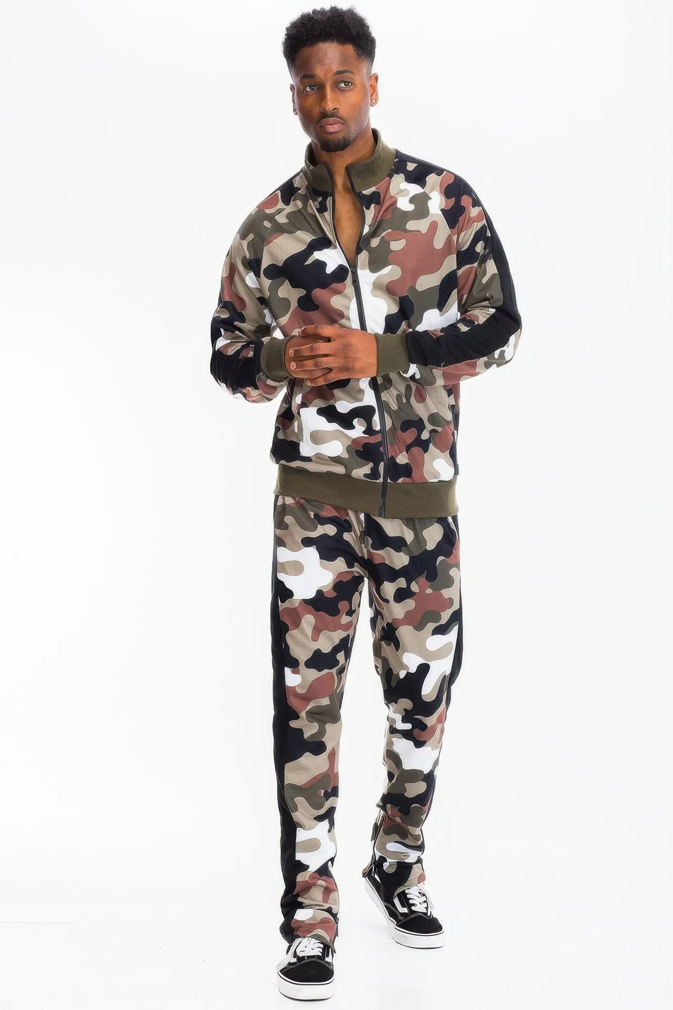 Golden Heir | Camo Stripe Track Pants