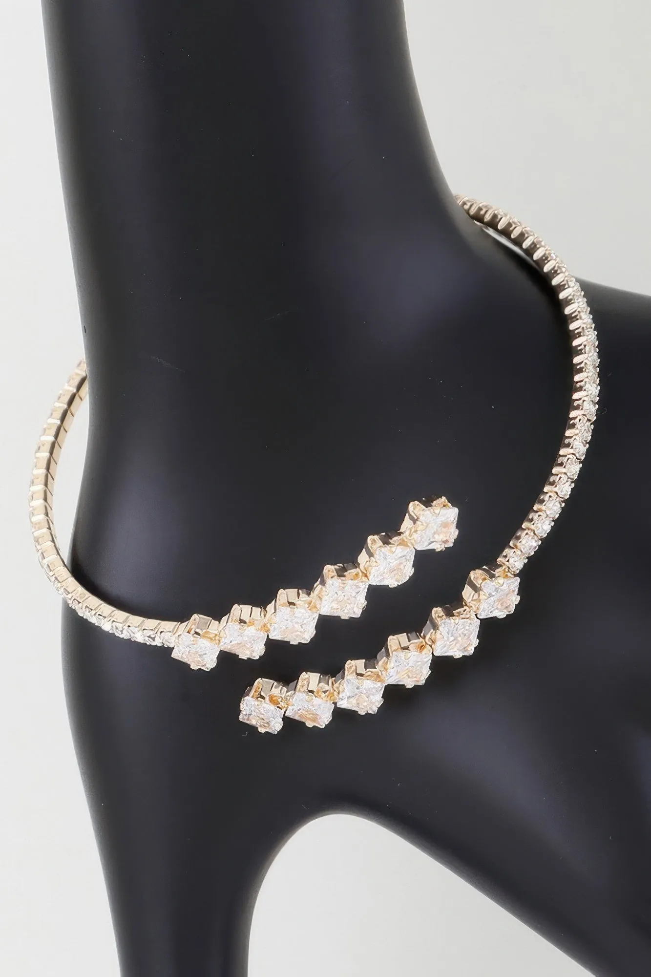 Golden Heir | Jeweled Shiny Star Wrap Bracelet