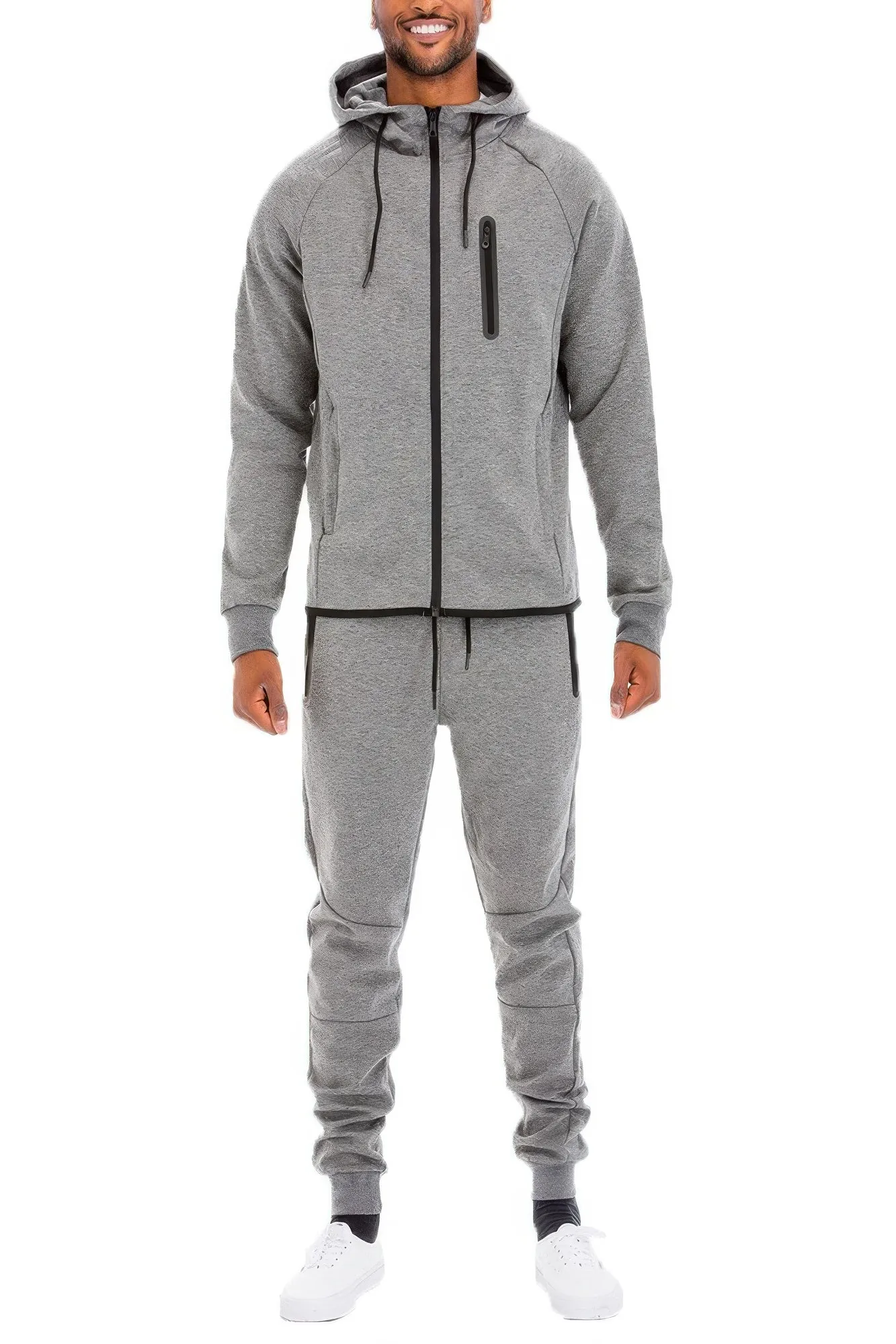 Golden Heir | Mens Full Zip Sweat Pant Set