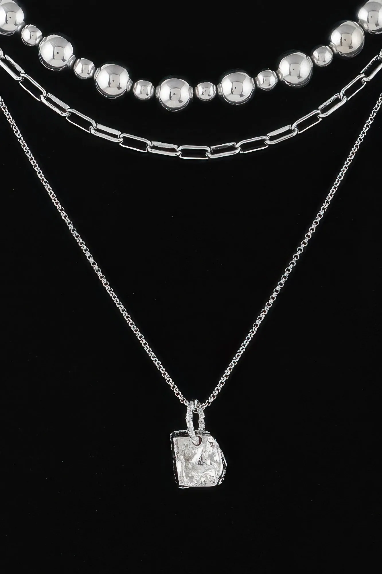 Golden Heir | Multi Beaded Chain Necklace