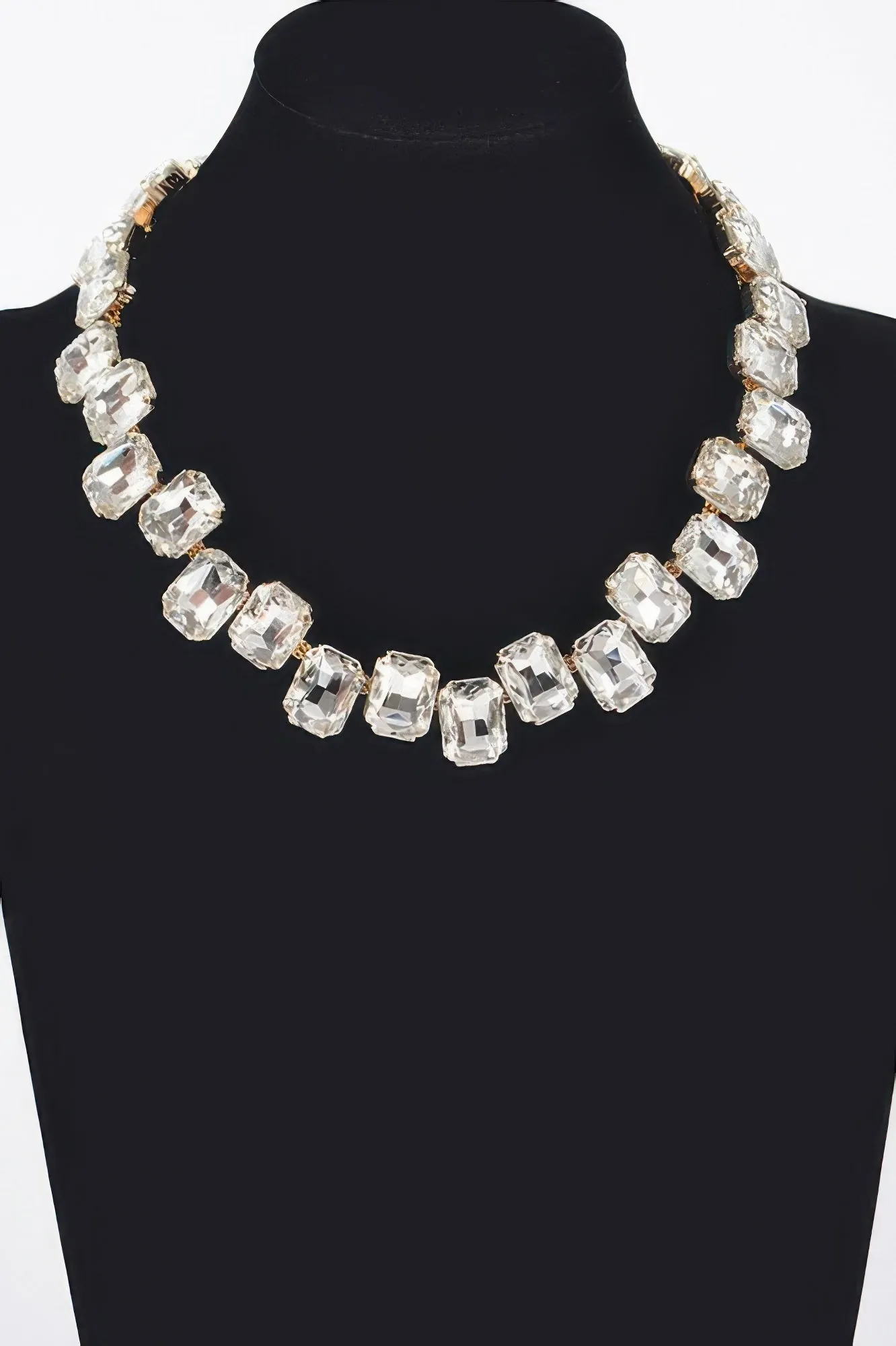 Golden Heir | The "Elysian" Prismatic Sovereign Collar – 14" Architectural Stone Statement Piece