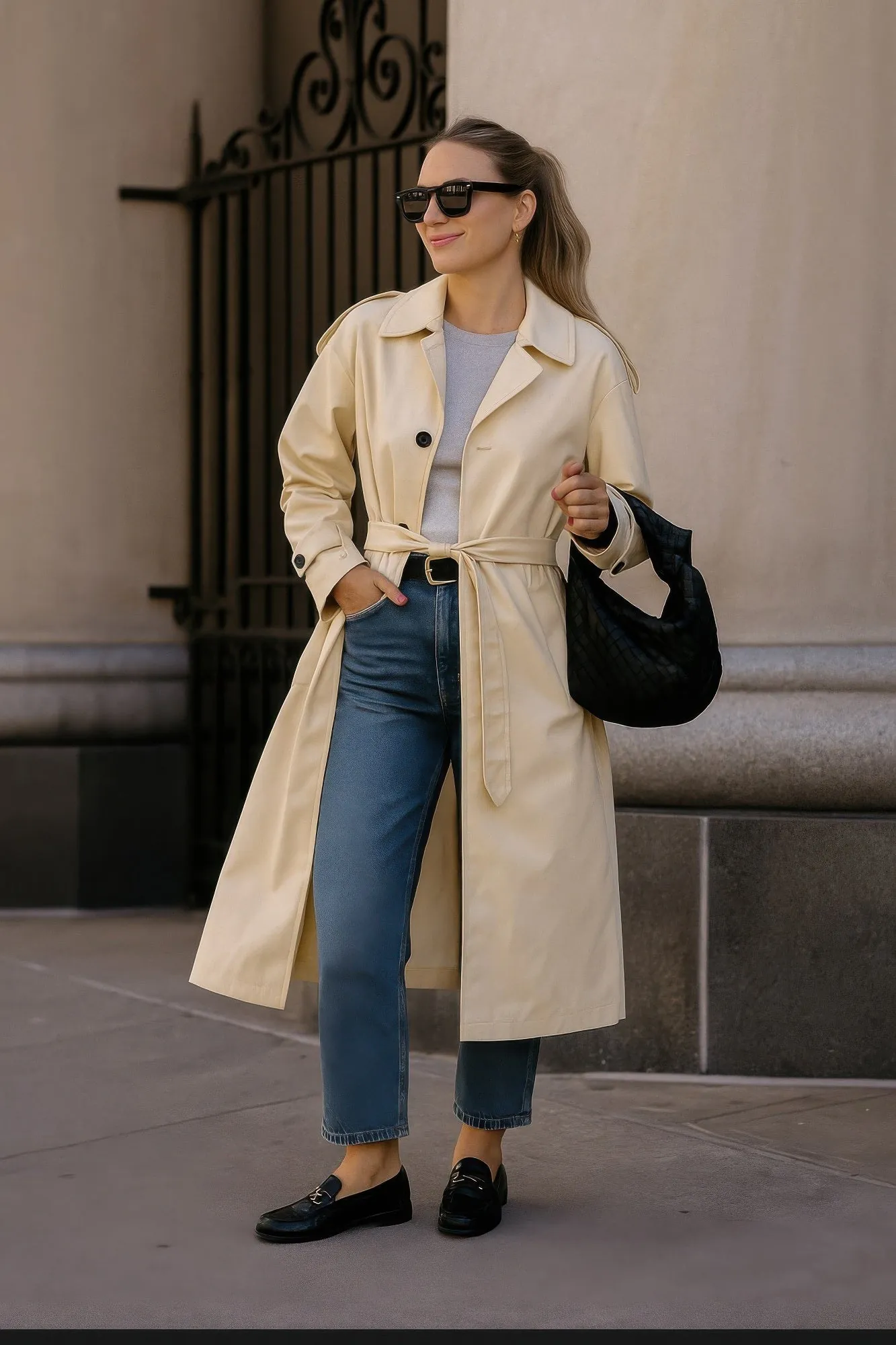 Golden Heir | The Sovereign Trench Coat – Beige