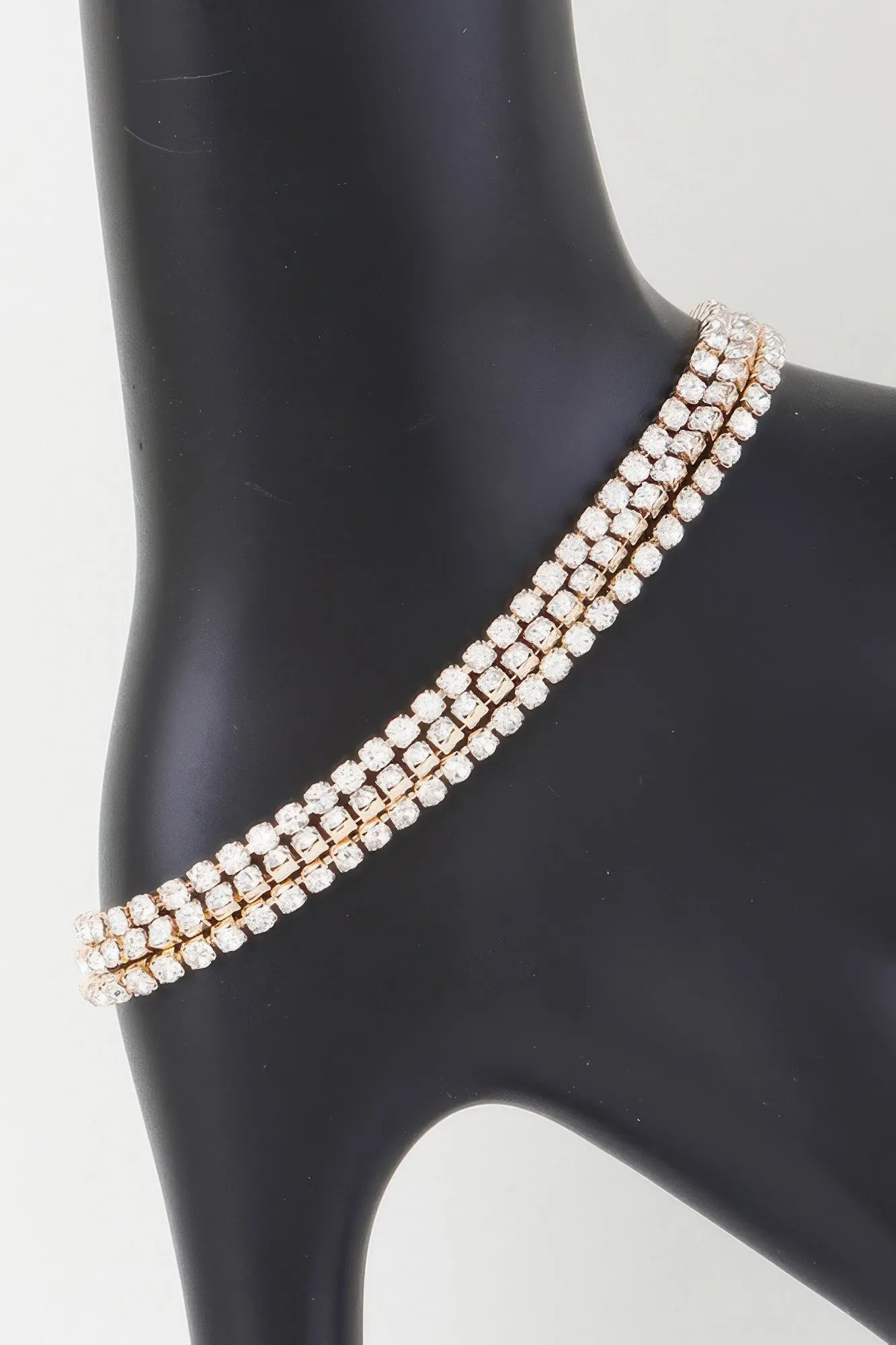 Golden Heir | Triple Cubic Jewel Bracelet