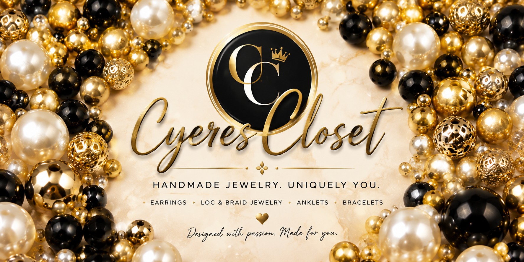 Cyere's Closet, handmade jewelry uniquely you